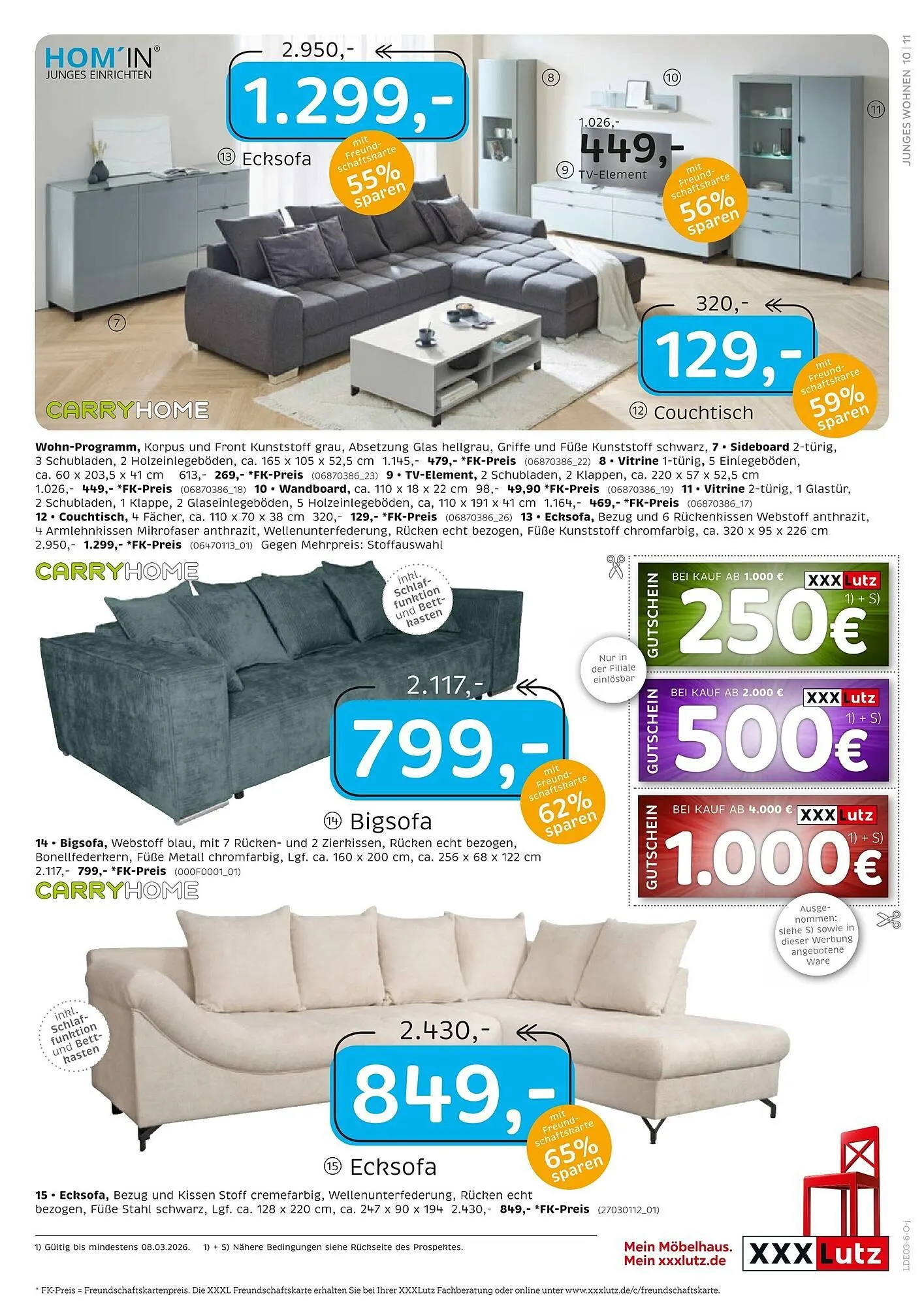 XXXLutz Prospekt von 23. Februar bis 8. März 2026 - Prospekt seite 11