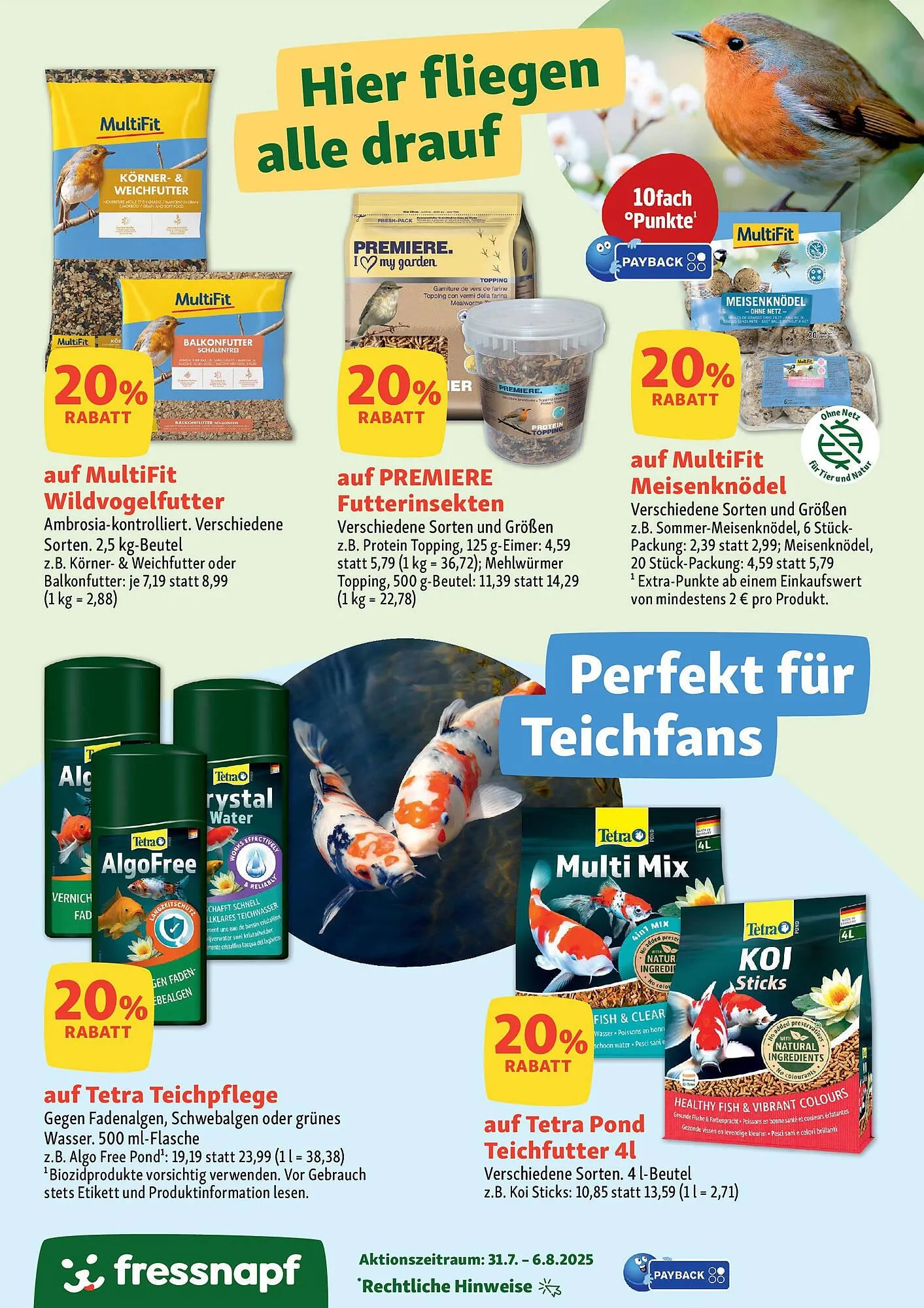 Fressnapf Prospekt von 30. Juli bis 6. August 2025 - Prospekt seite 18