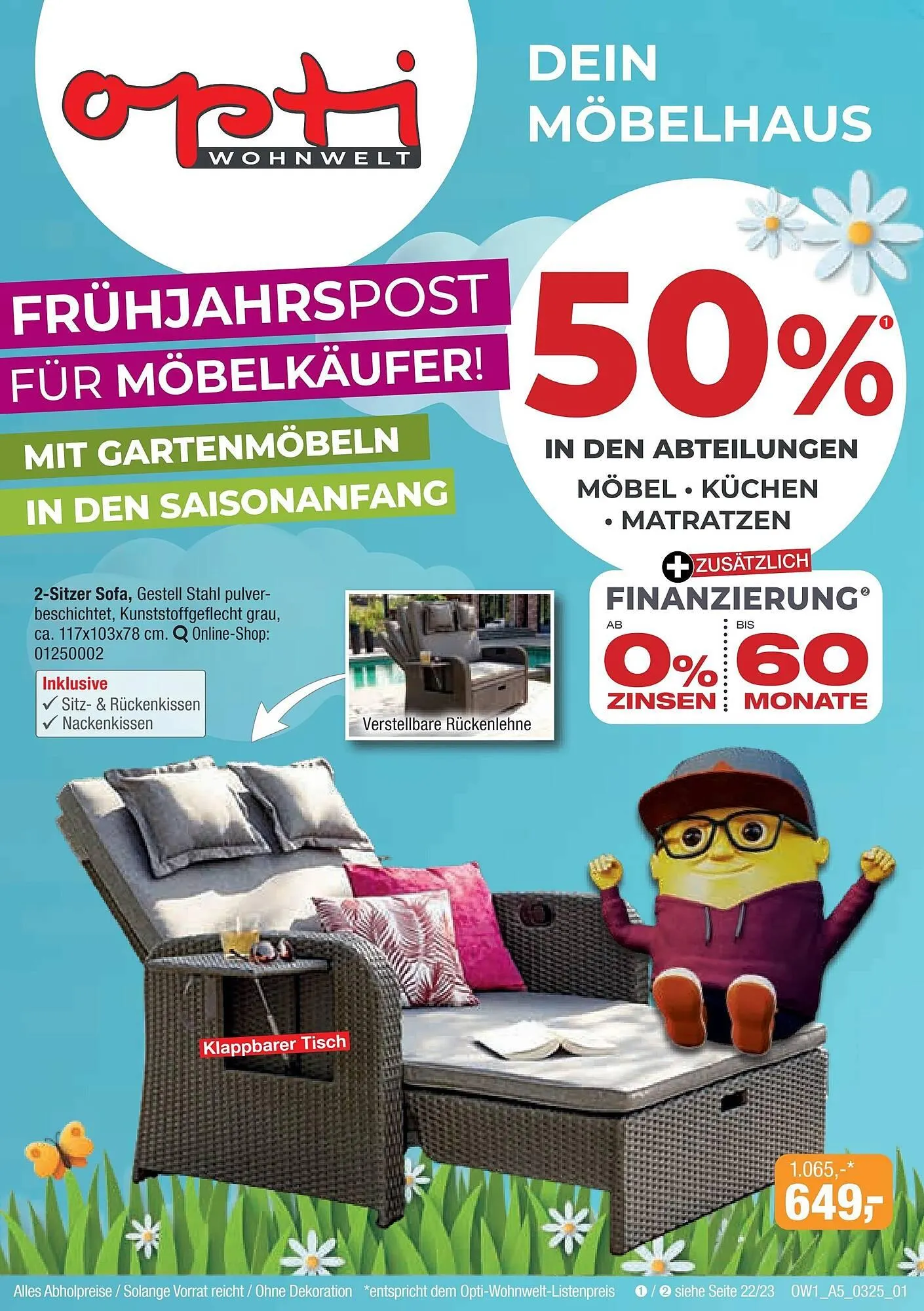 Opti Wohnwelt Prospekt - 1