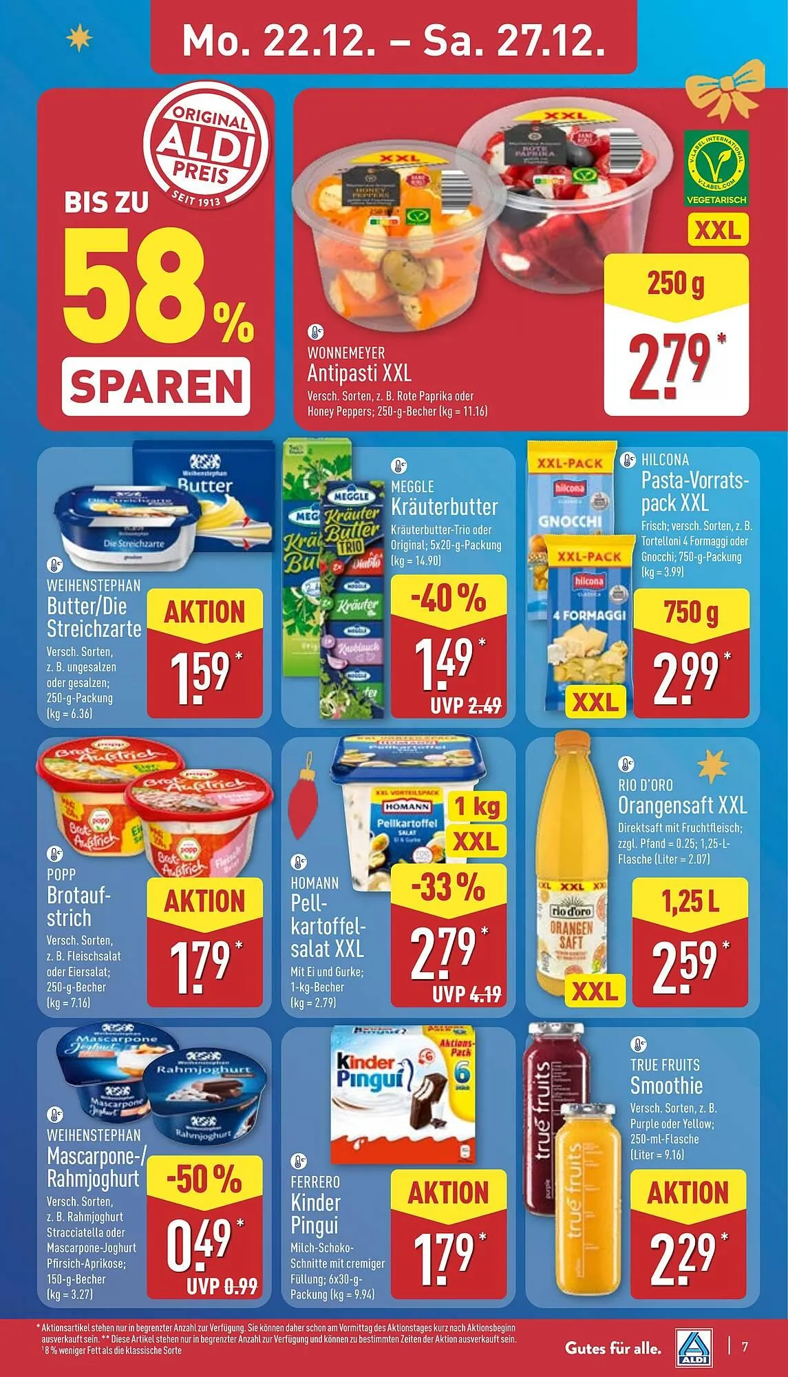 Aldi Nord Prospekt von 22. Dezember bis 27. Dezember 2025 - Prospekt seite 8