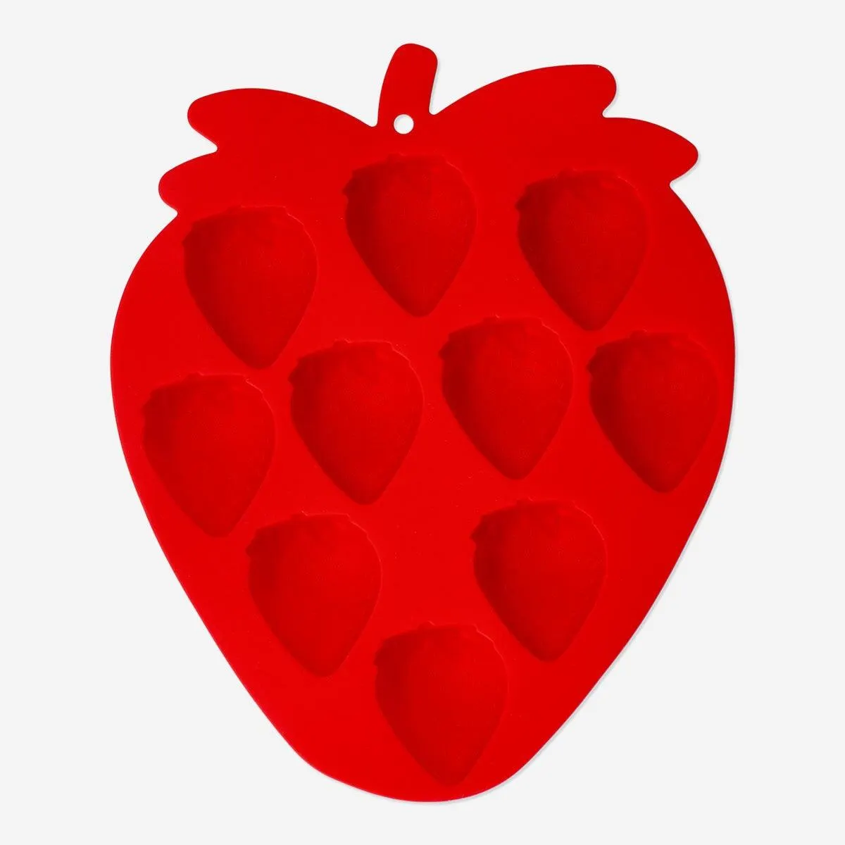 Strawberry ice cube tray