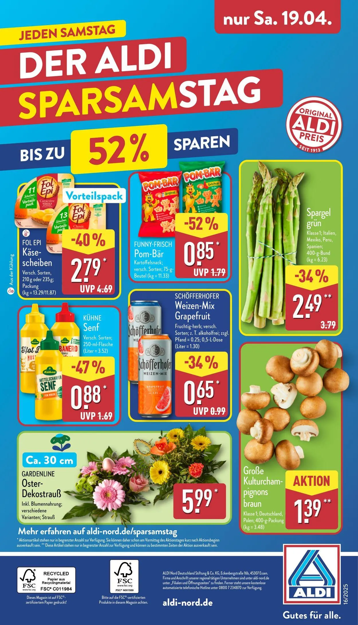 Aldi-Nord von 7. April bis 12. April 2025 - Prospekt seite 42