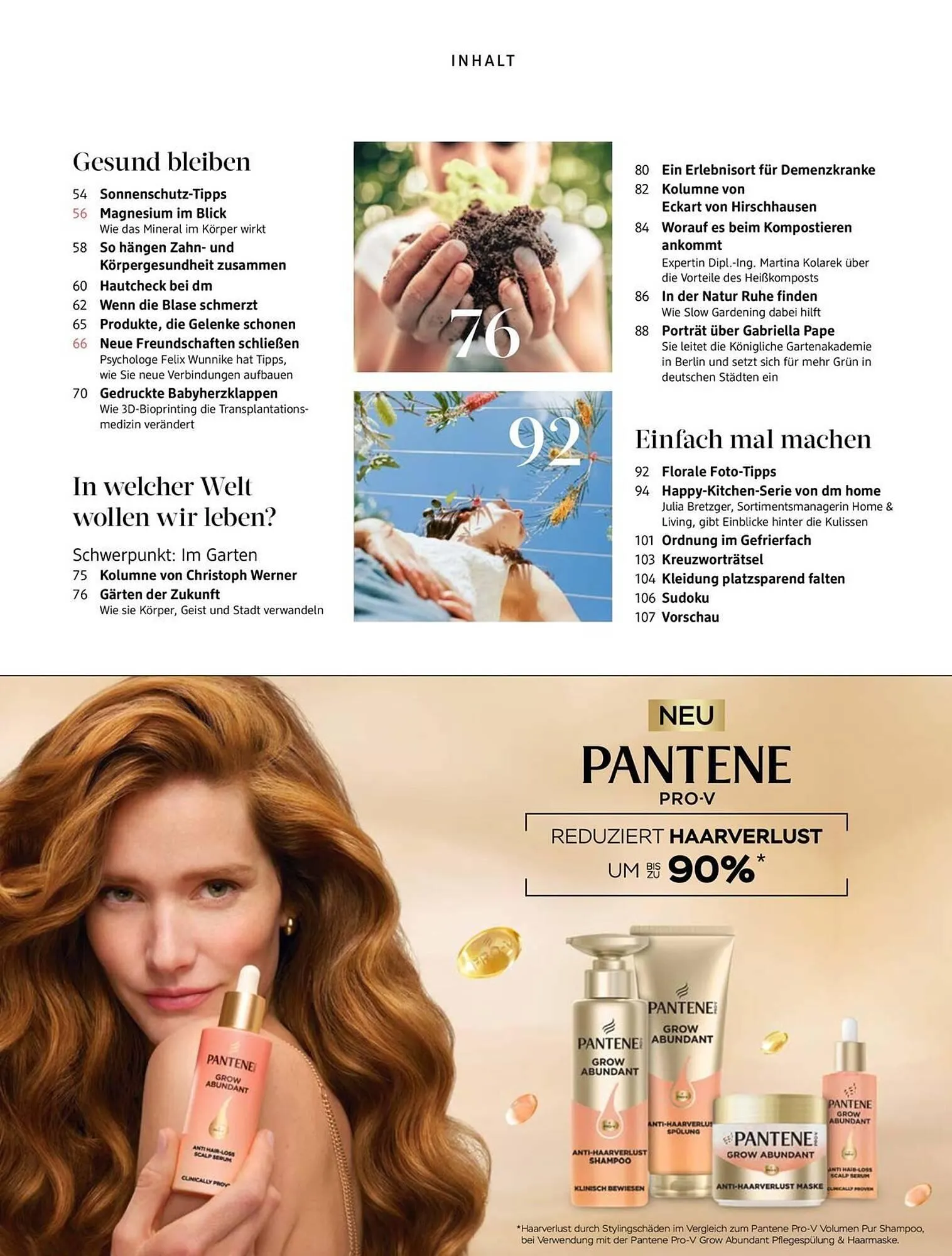 Dm drogerie Magazin von 1. April bis 30. April 2026 - Prospekt seite 5