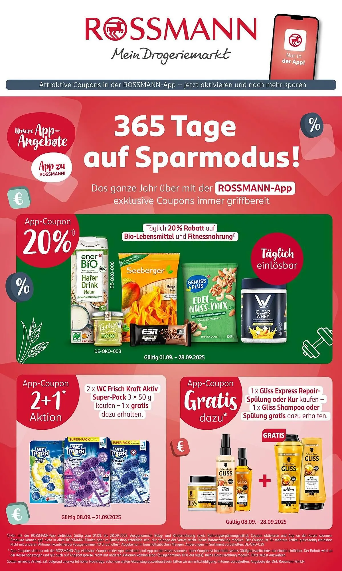 Rossmann Prospekt von 8. September bis 12. September 2025 - Prospekt seite 1