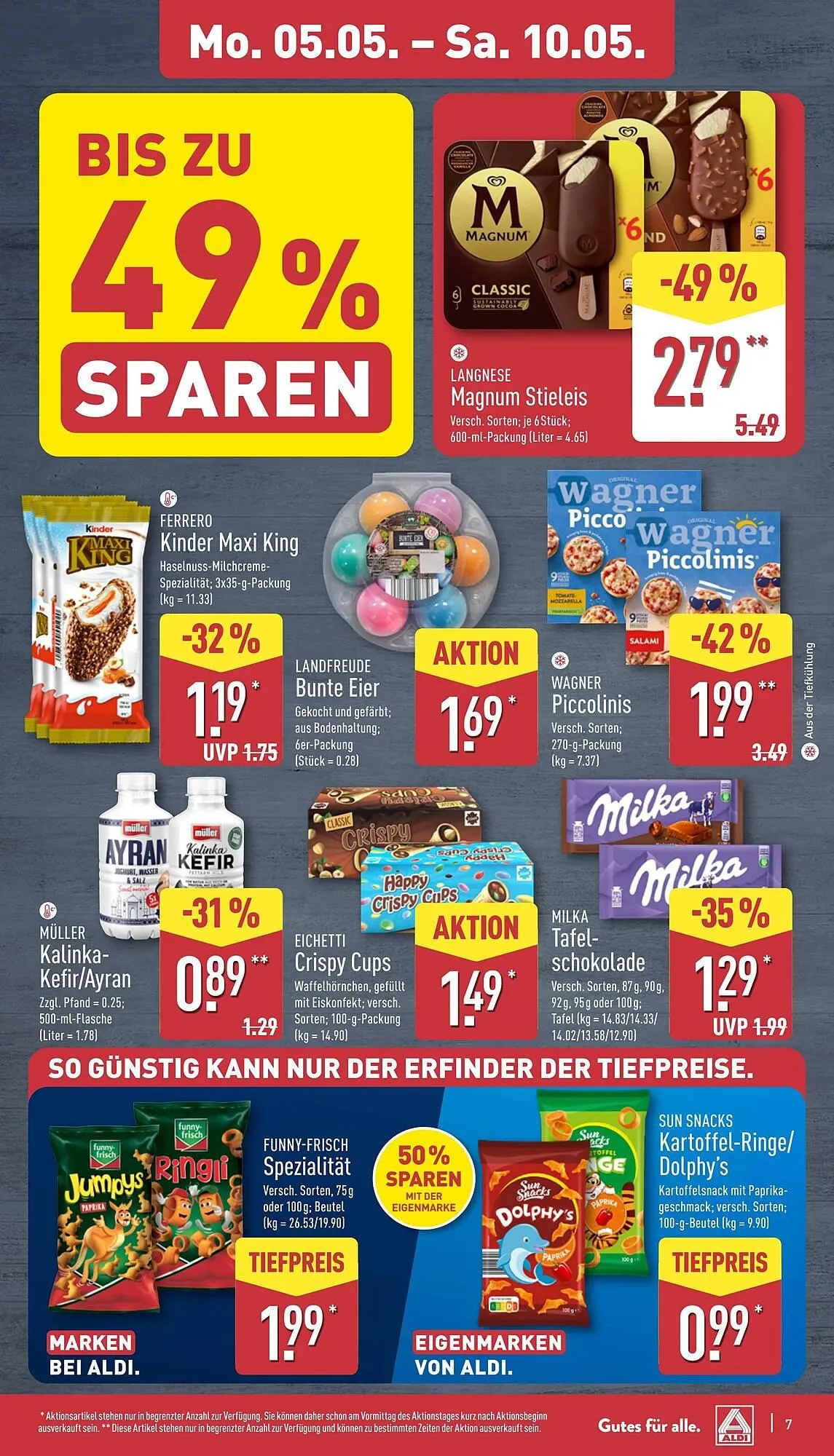 Aldi Nord Prospekt von 5. Mai bis 11. Mai 2025 - Prospekt seite 7