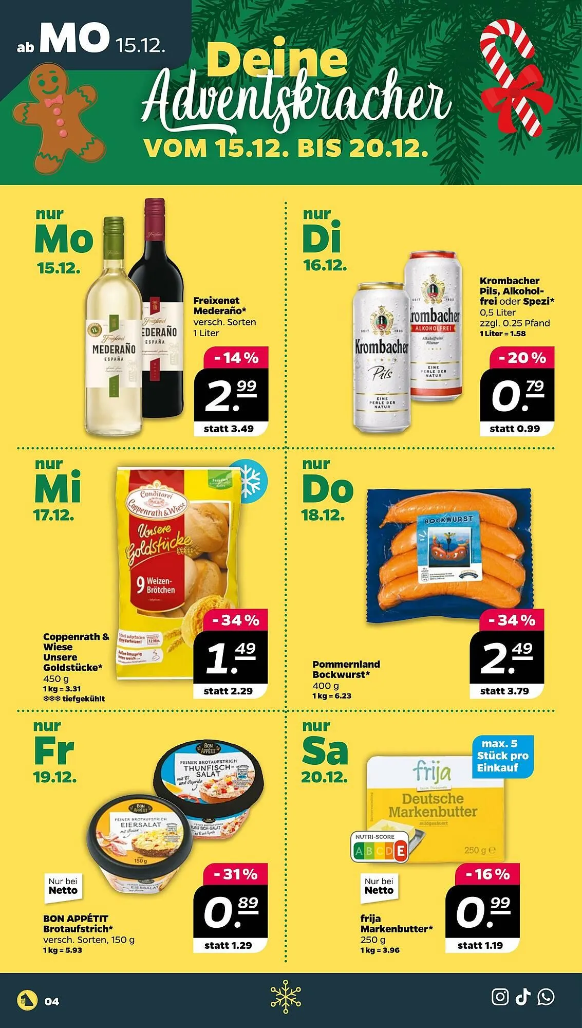 NETTO Prospekt von 15. Dezember bis 20. Dezember 2025 - Prospekt seite 4