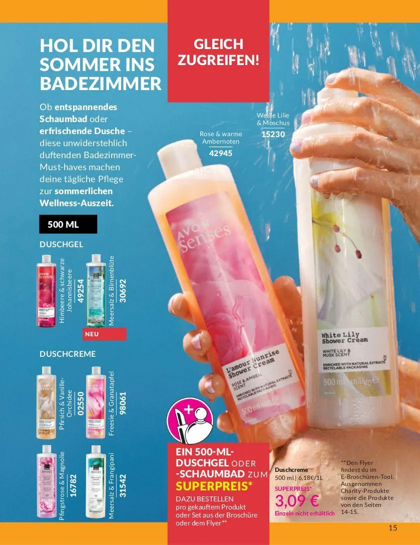 Avon Aktueller Prospekt von 9. Juli bis 23. Juli 2025 - Prospekt seite 15