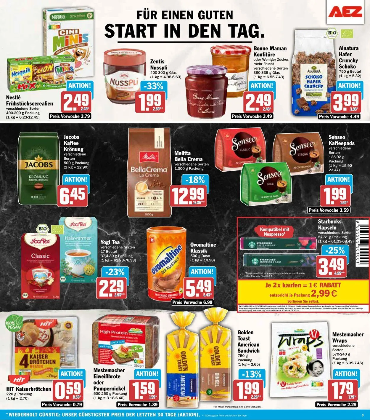 AEZ Aktueller Prospekt von 9. Juni bis 14. Juni 2025 - Prospekt seite 3
