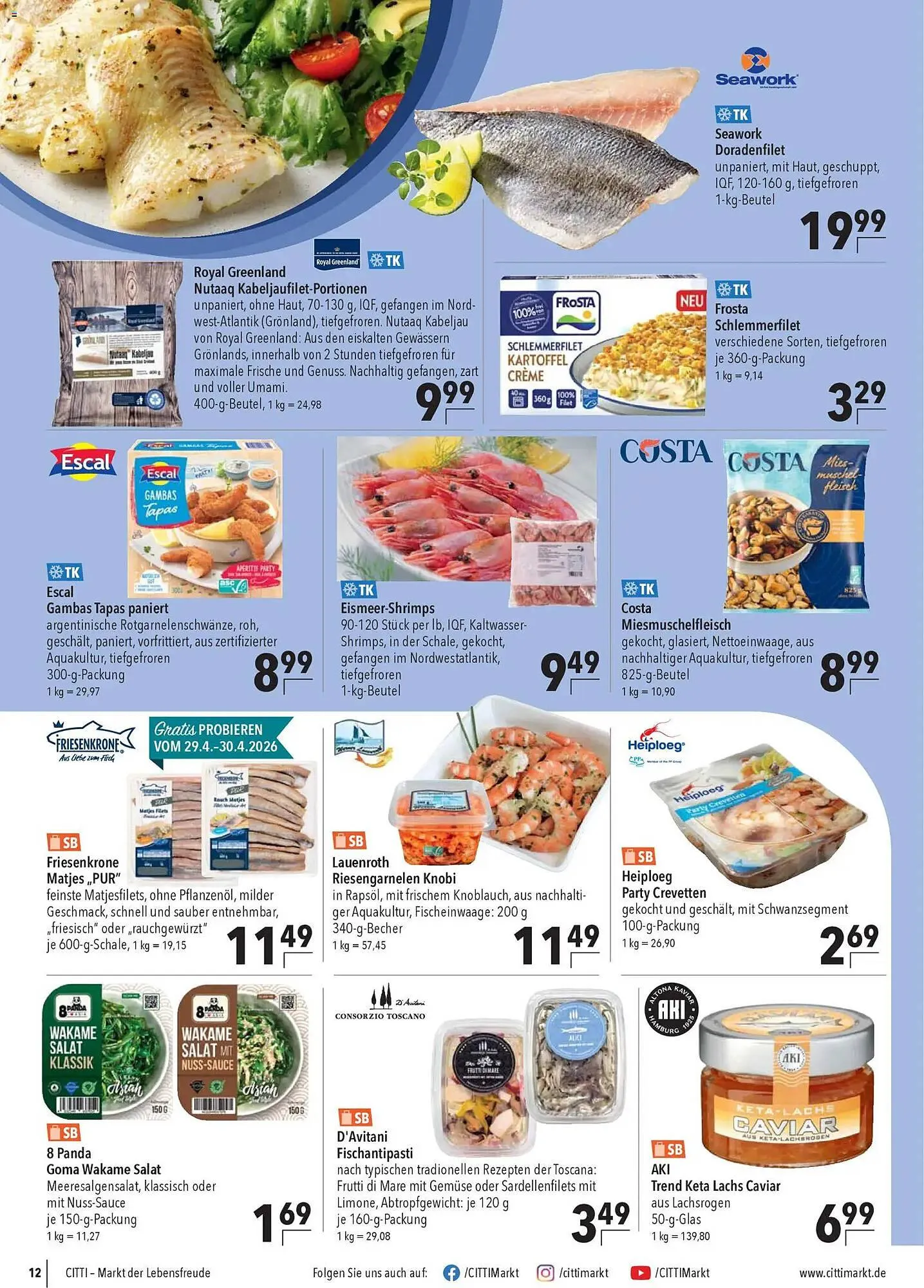 CITTI Markt Prospekt von 29. April bis 12. Mai 2026 - Prospekt seite 12