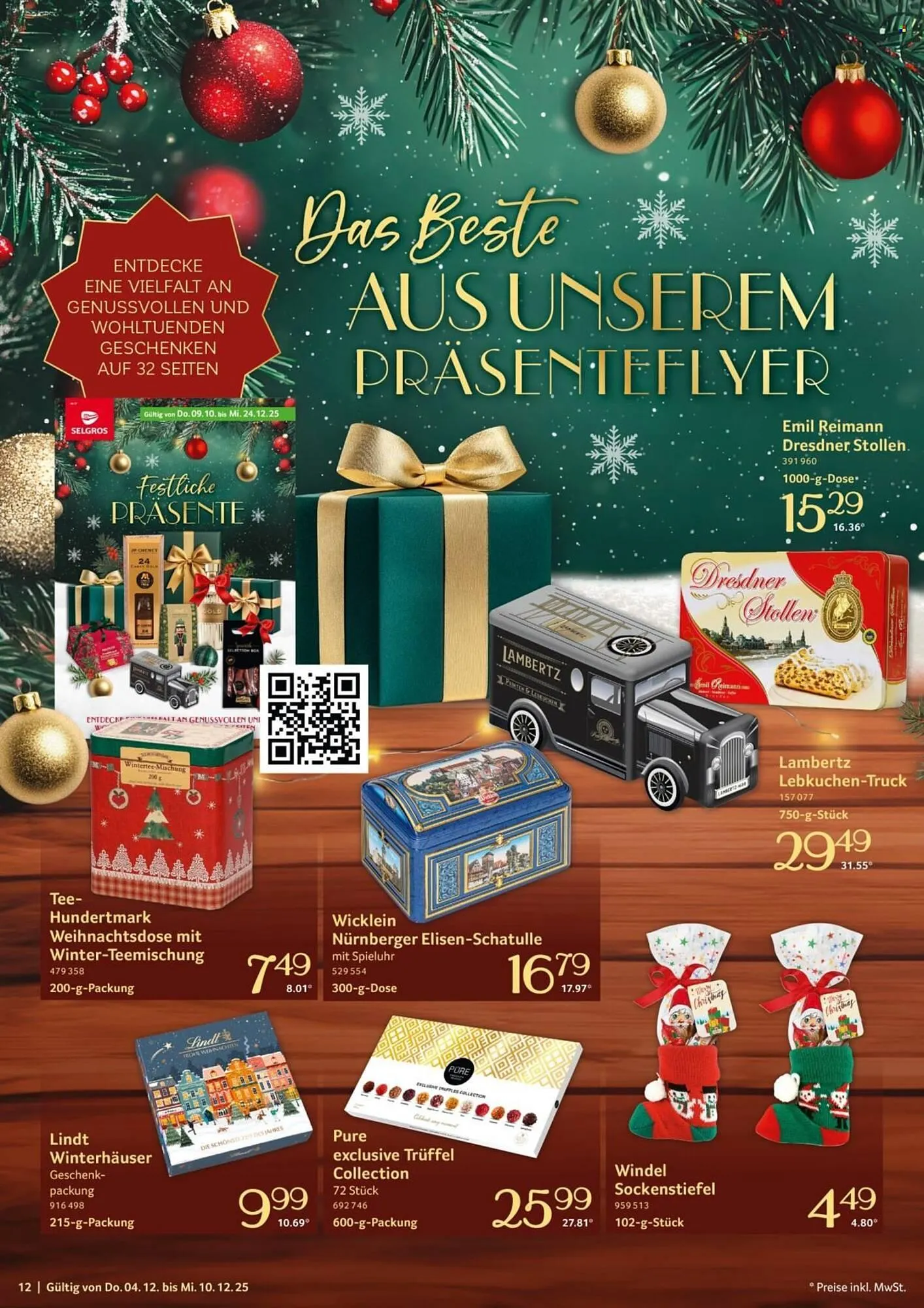 Selgros Prospekt von 4. Dezember bis 10. Dezember 2025 - Prospekt seite 12