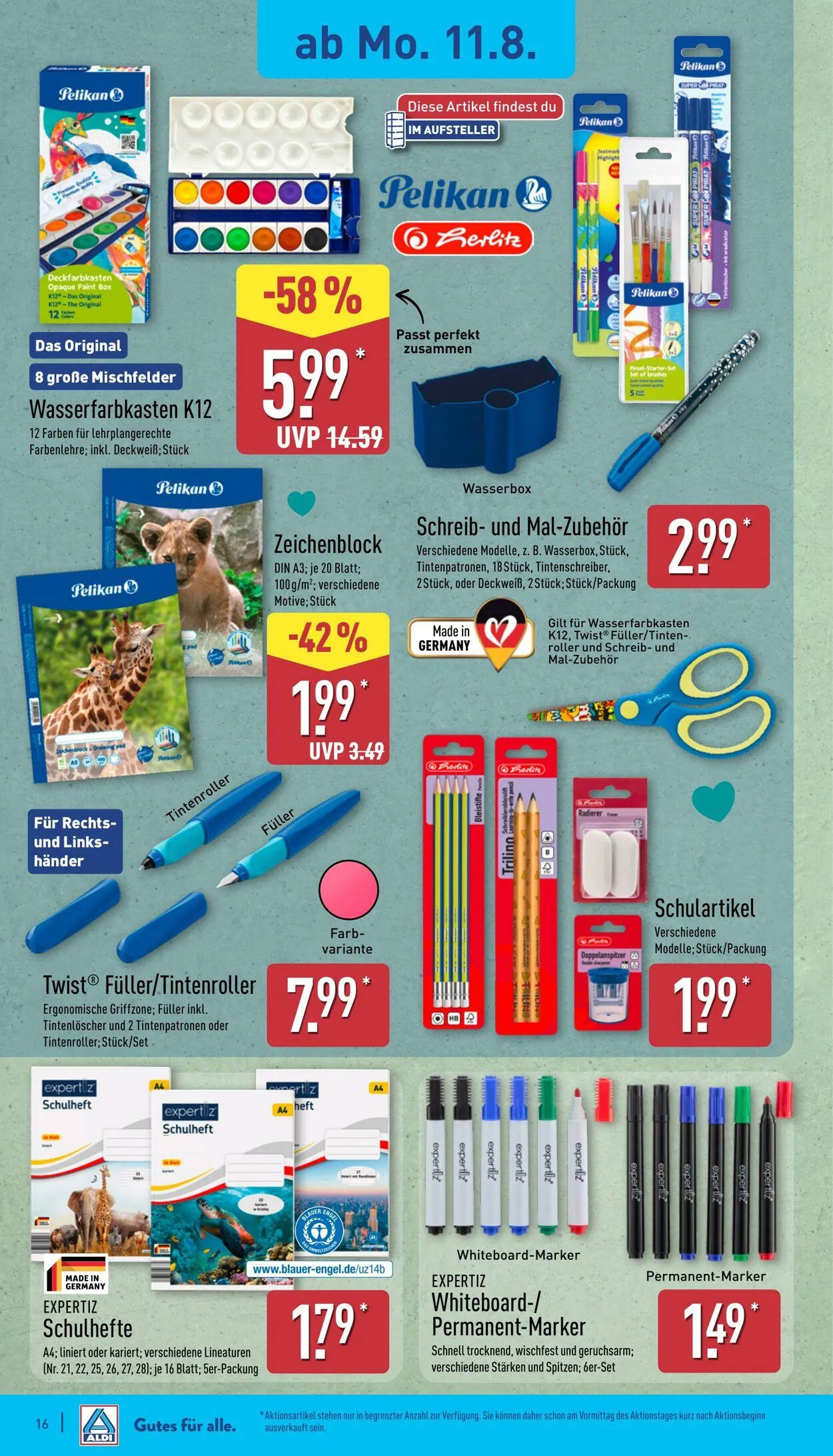 Aldi-Nord von 11. August bis 16. August 2025 - Prospekt seite 16