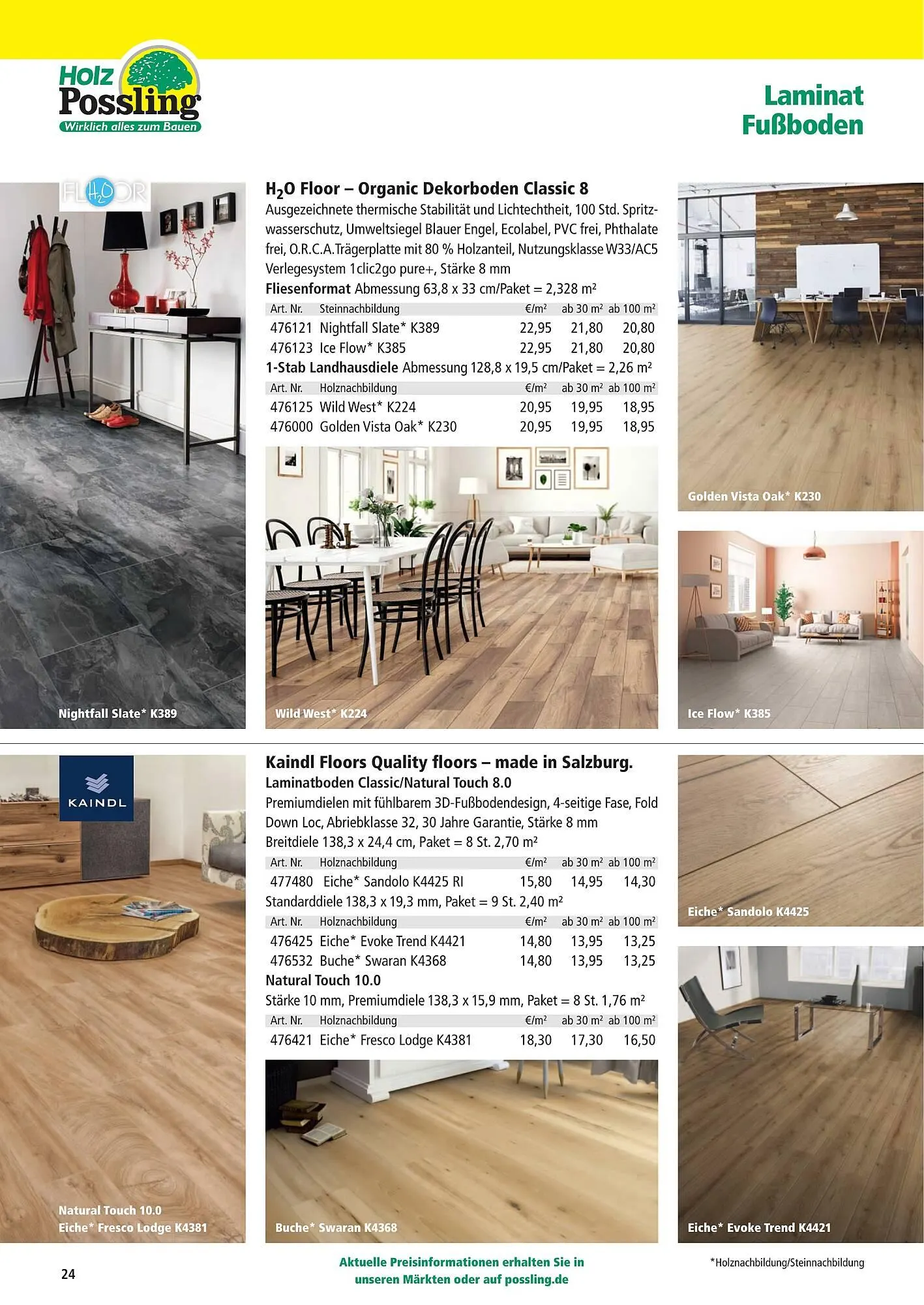 Holz Possling Prospekt von 2. Mai bis 31. Juli 2025 - Prospekt seite 24