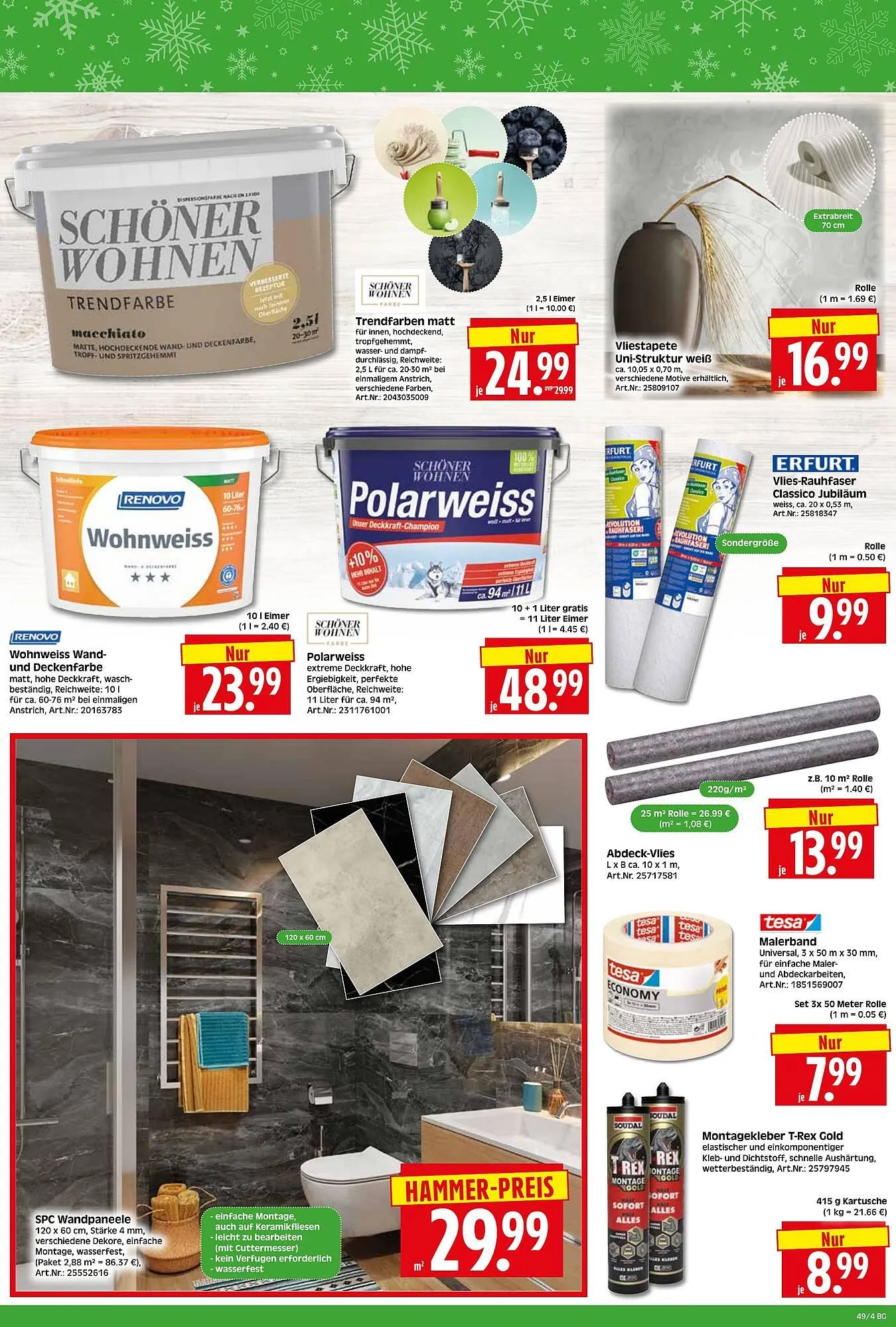 Herkules Baumarkt Prospekt von 1. Dezember bis 6. Dezember 2025 - Prospekt seite 4