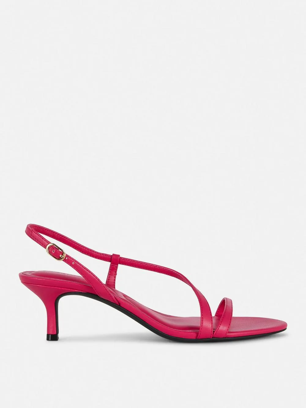 Minimalist Strappy Heeled Sandals