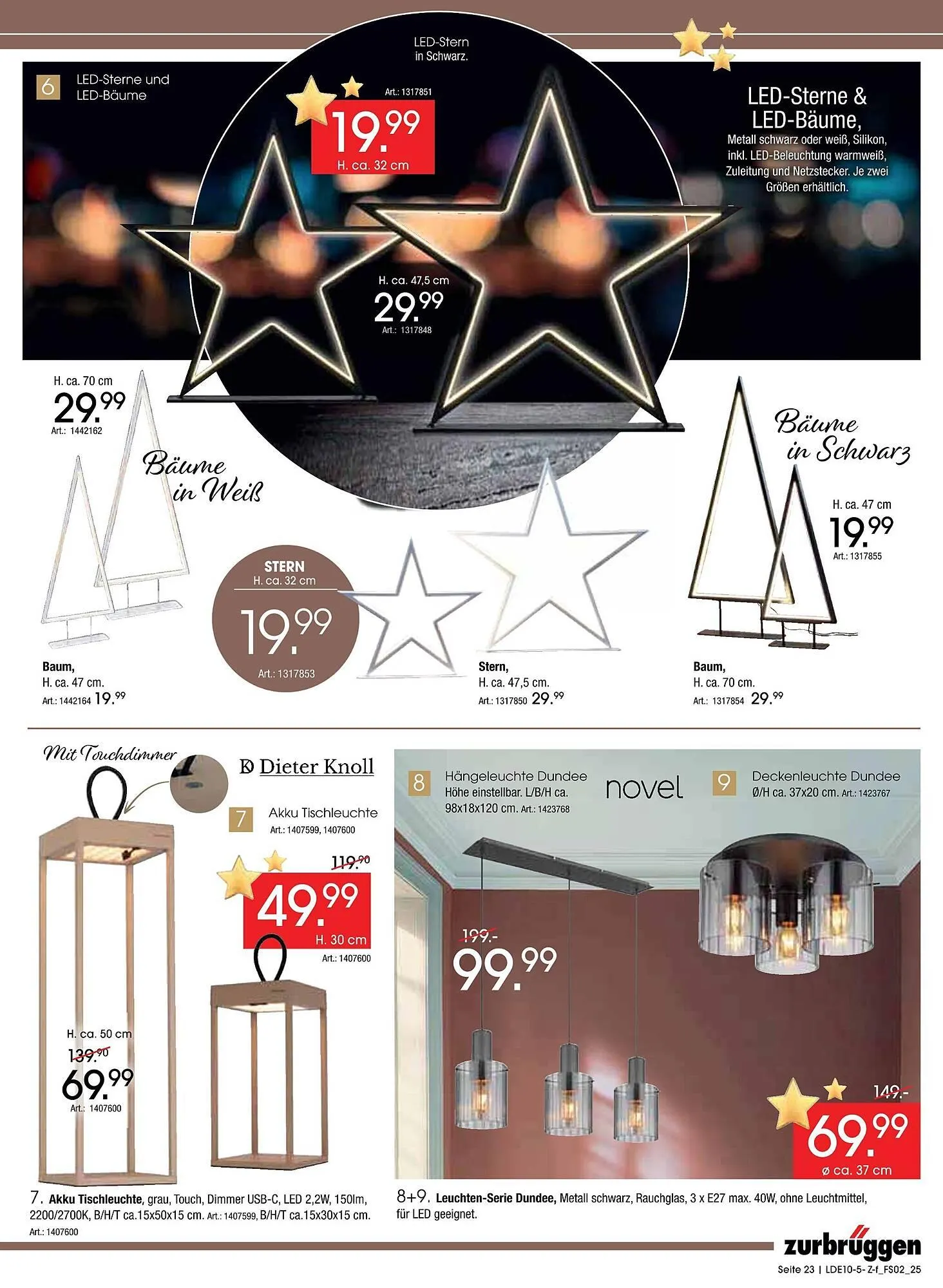 Zurbrüggen Prospekt von 11. Oktober bis 15. November 2025 - Prospekt seite 23