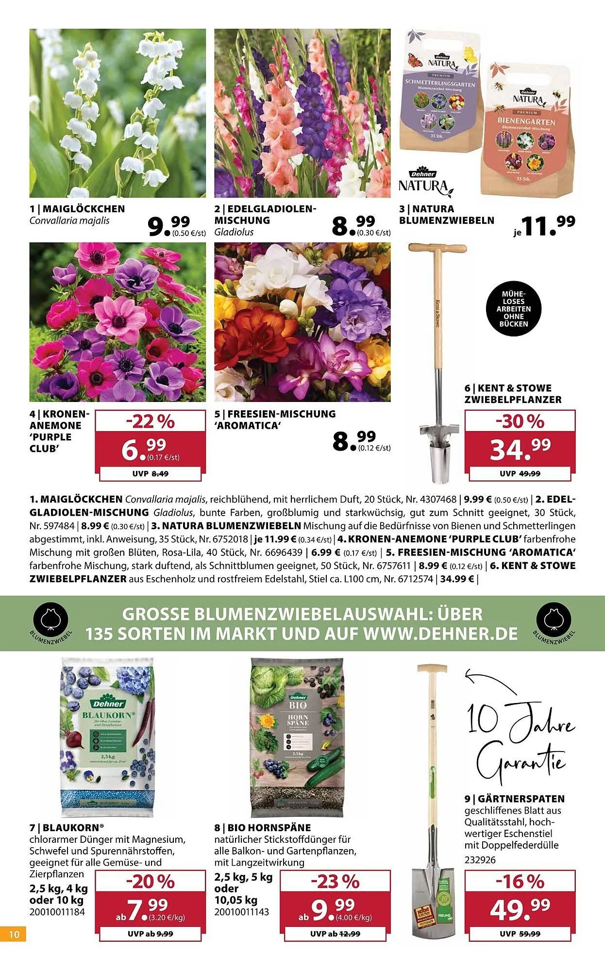 Dehner Prospekt von 11. März bis 16. März 2026 - Prospekt seite 10