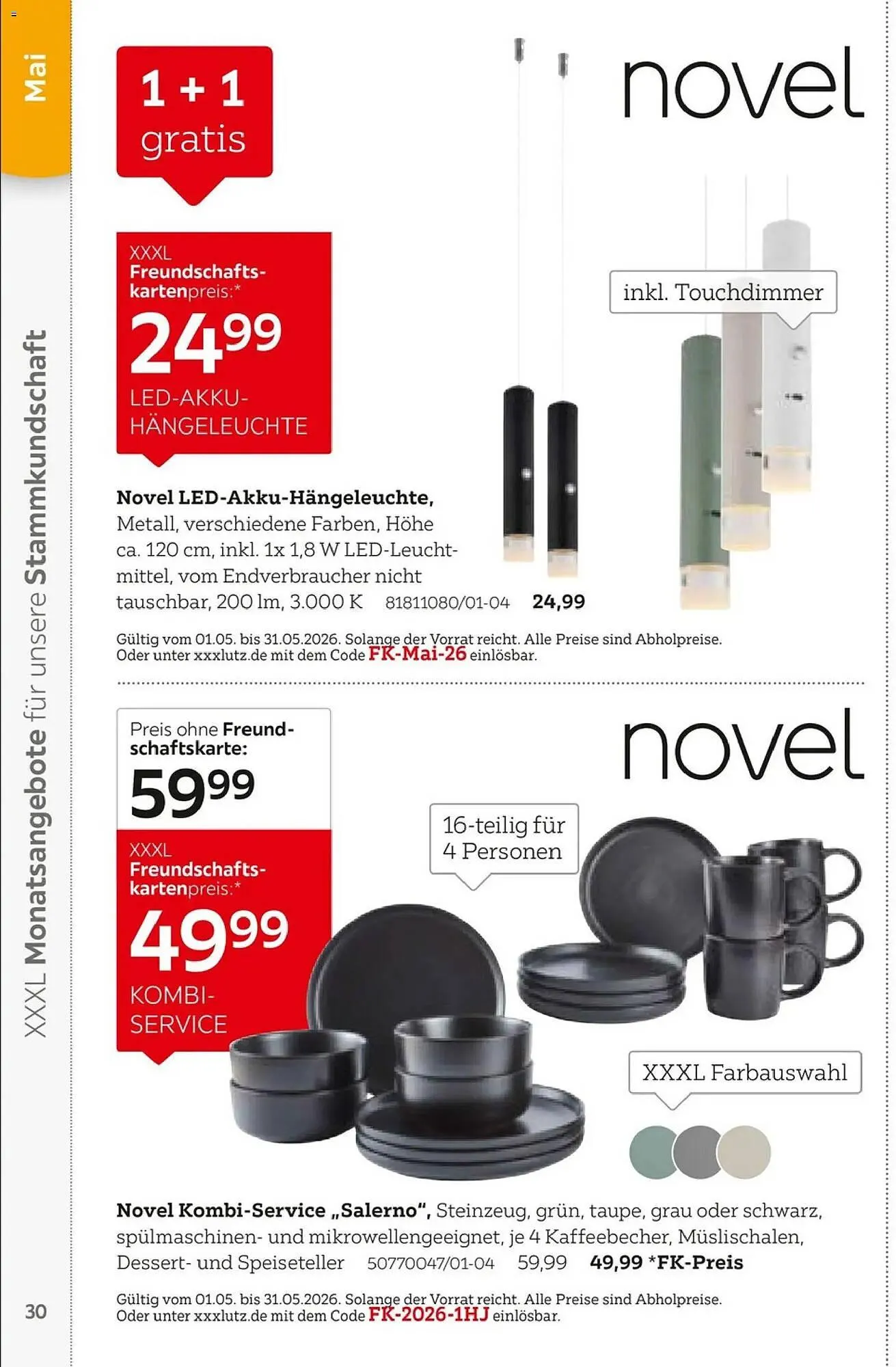 XXXLutz Prospekt von 1. Februar bis 31. Juli 2026 - Prospekt seite 30