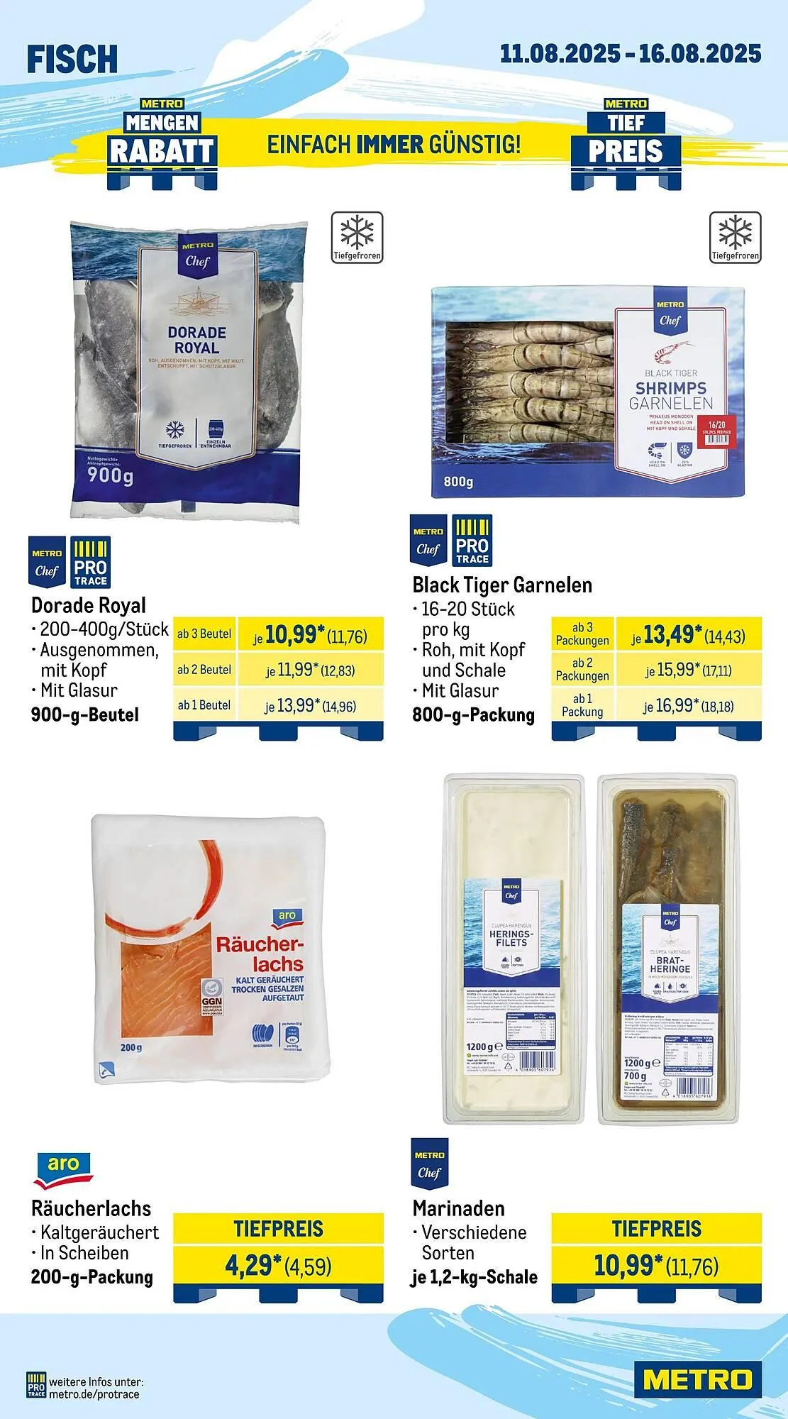 METRO Prospekt von 11. August bis 17. August 2025 - Prospekt seite 6