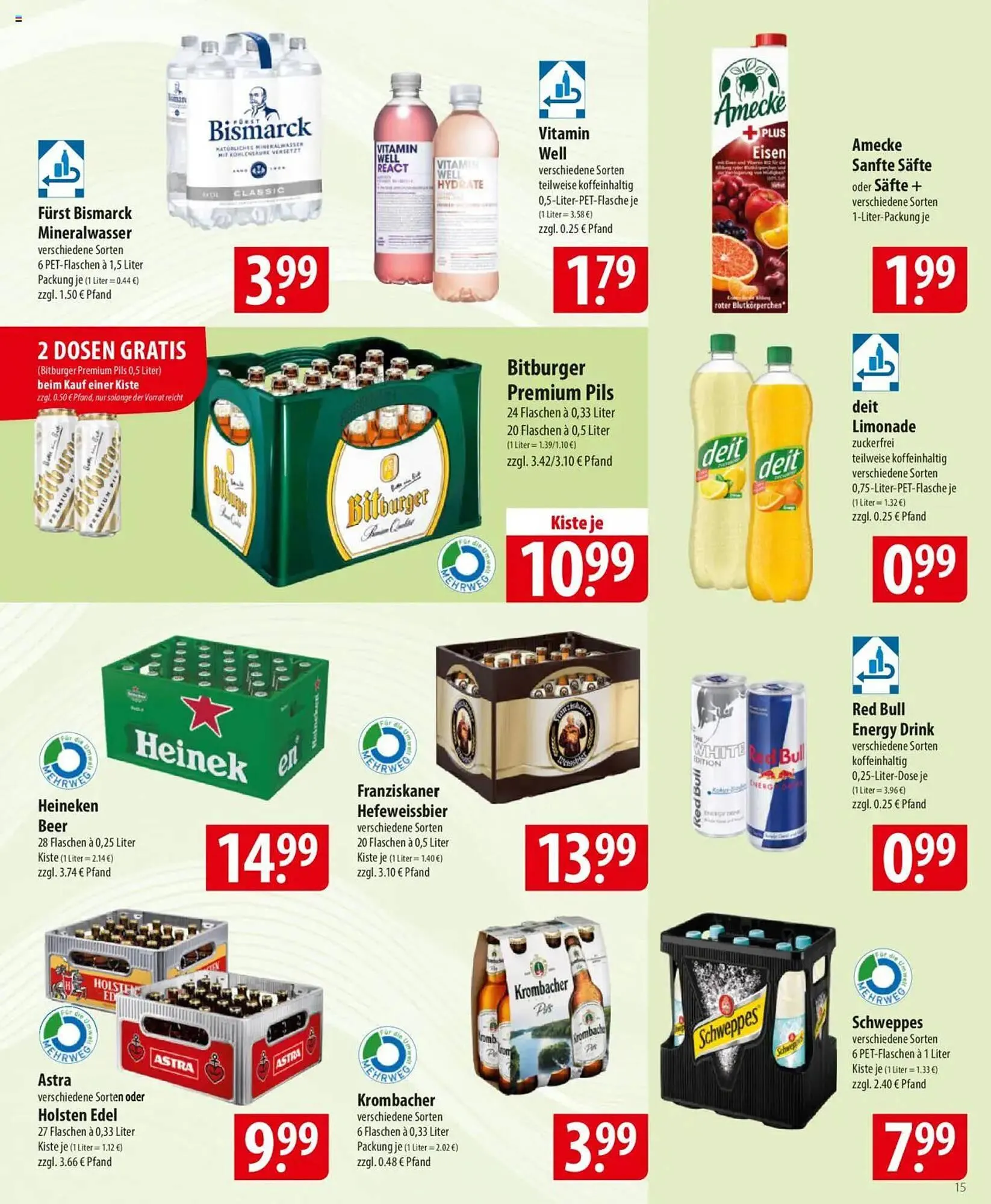 Famila Nord Ost Prospekt von 14. Juli bis 19. Juli 2025 - Prospekt seite 15