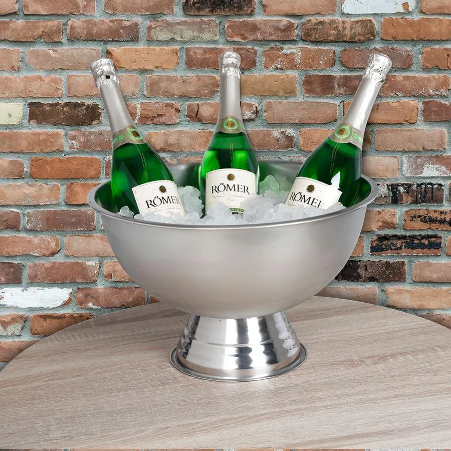 Edelstahl-Champagnerkühler 40,5x24,5cm