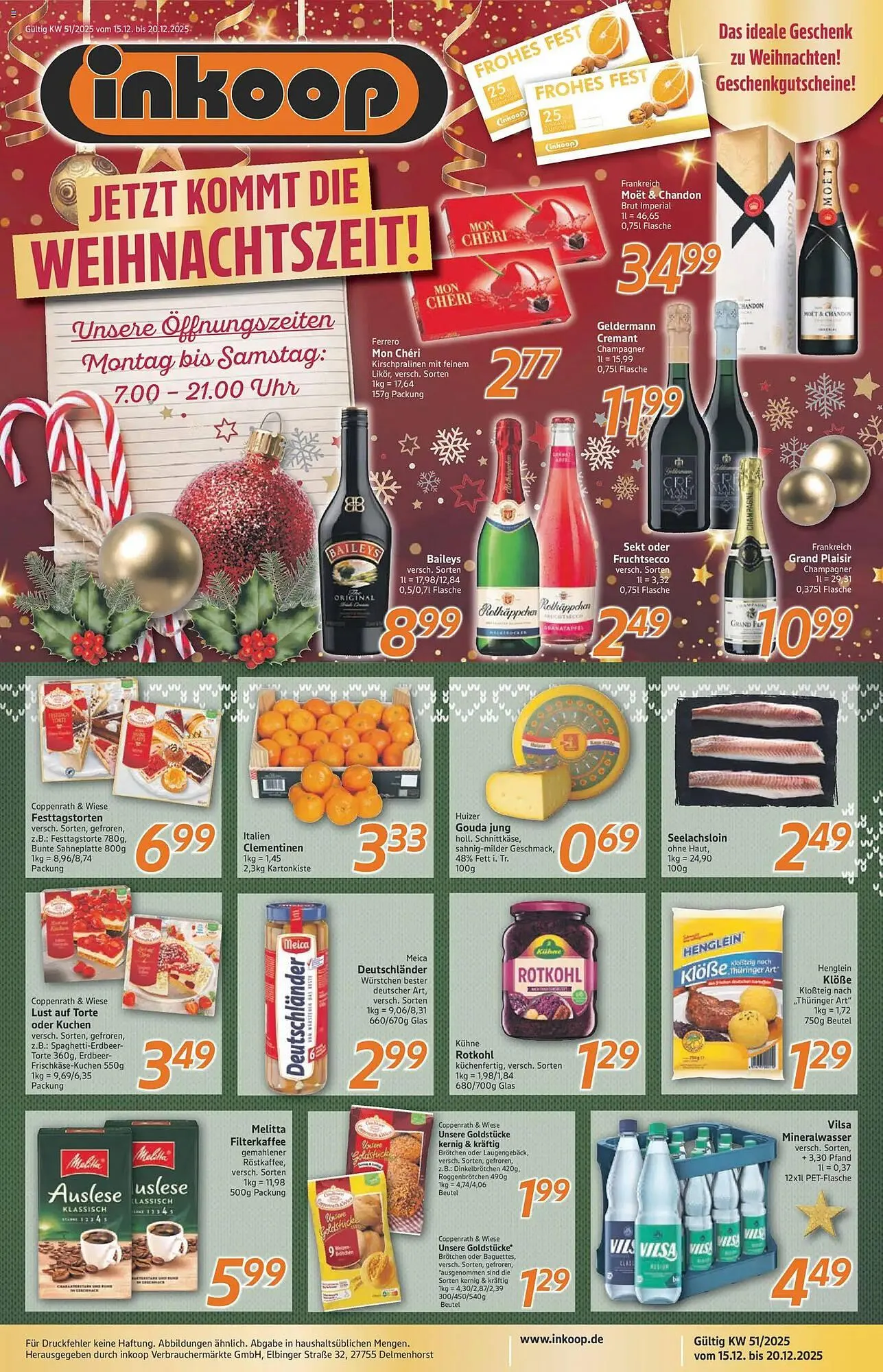 Inkoop Prospekt von 15. Dezember bis 20. Dezember 2025 - Prospekt seite 1