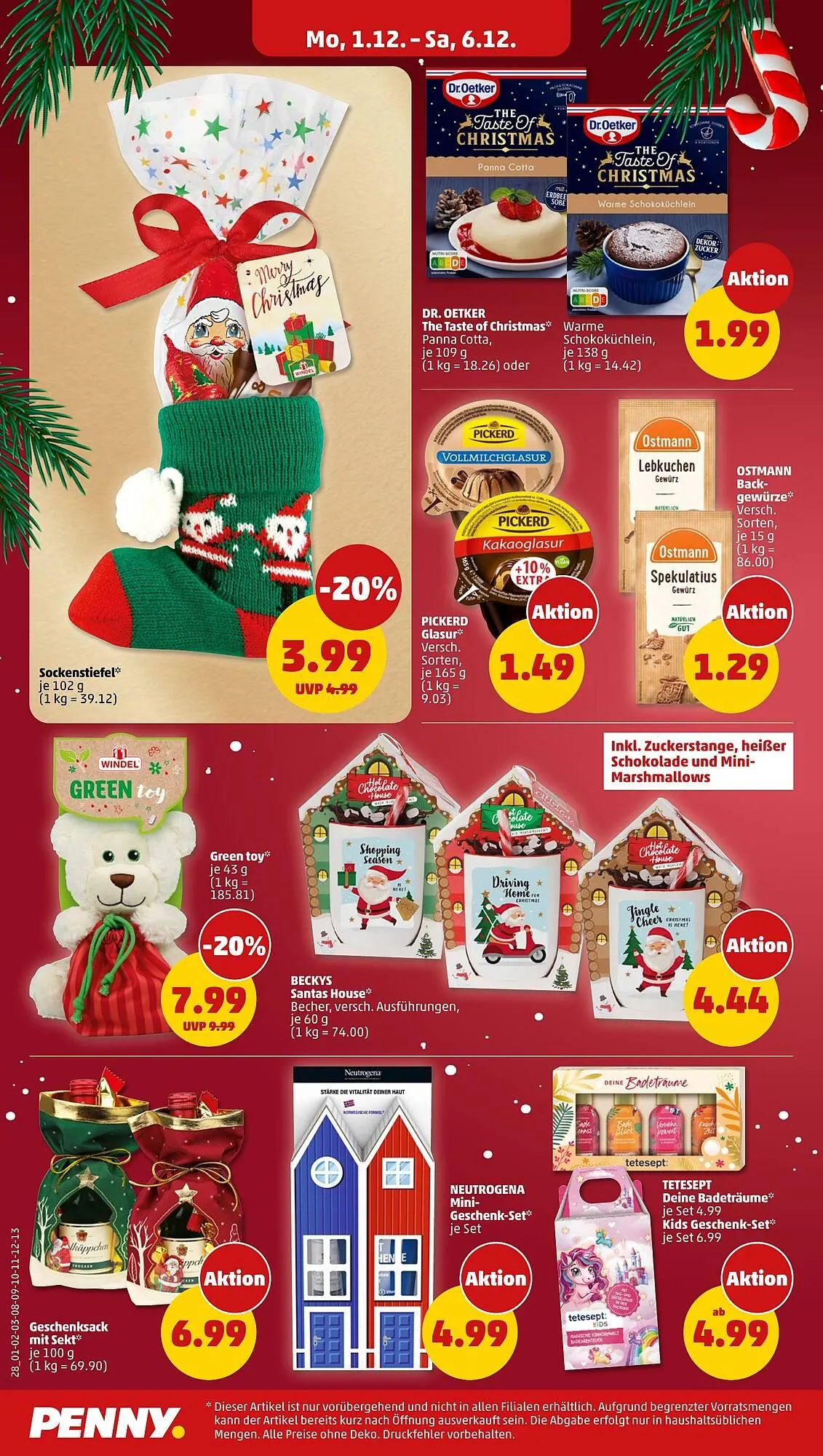 PENNY Prospekt von 1. Dezember bis 6. Dezember 2025 - Prospekt seite 28