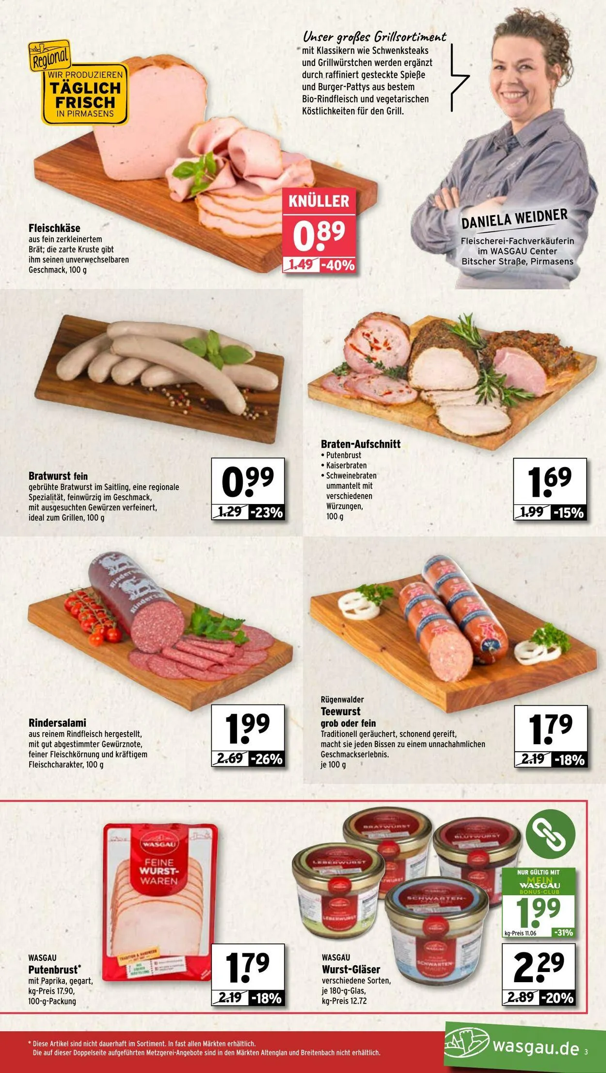 WASGAU Aktueller Prospekt von 10. August bis 24. August 2025 - Prospekt seite 3