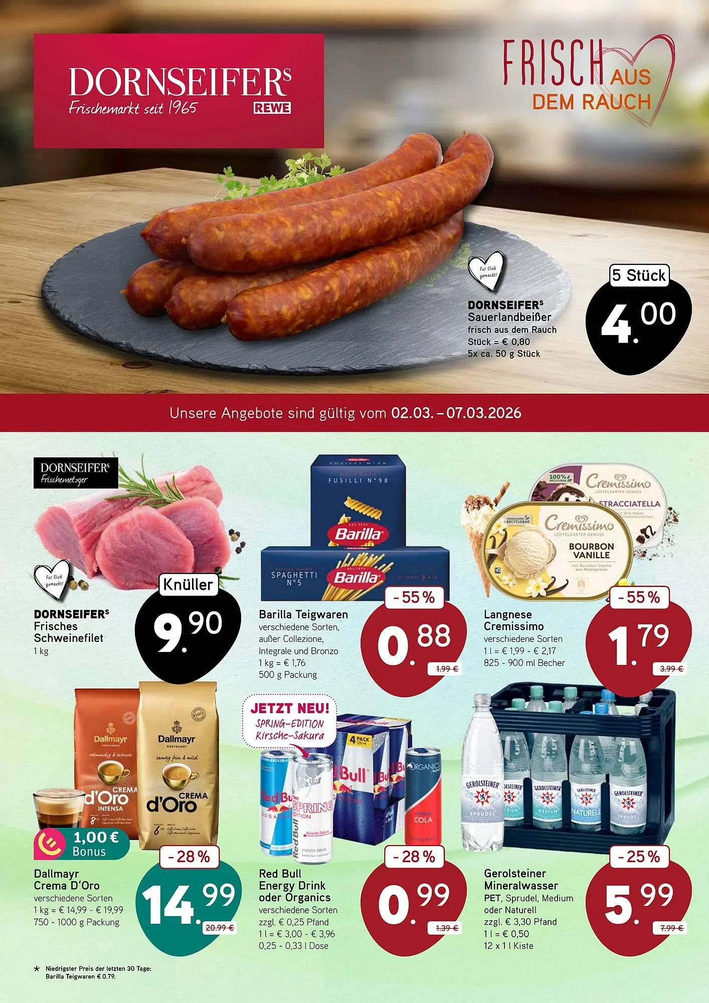 Dornseifer Prospekt von 2. März bis 7. März 2026 - Prospekt seite 1