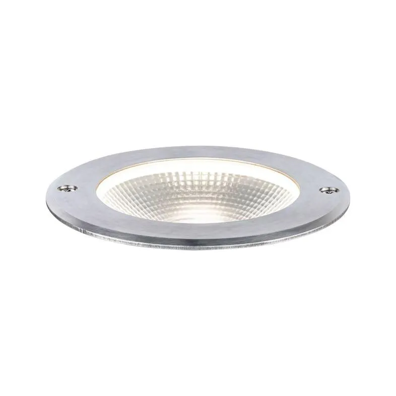 Paulmann LED Bodeneinbauleuchte Floor IP67 120mm 3000K 6W 580lm 230V Edelstahl Edelstahl#Aluminium 94387