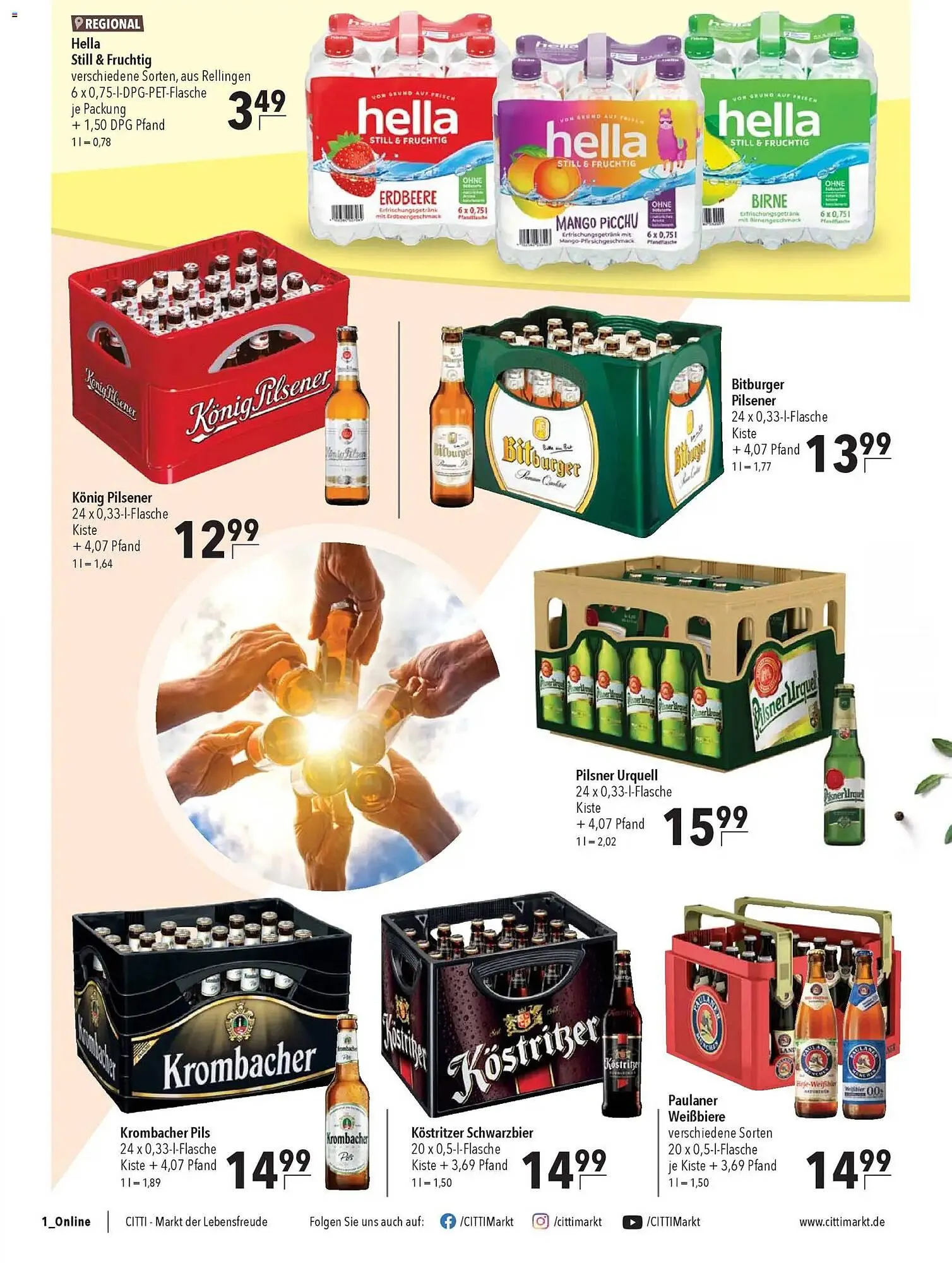 CITTI Markt Prospekt von 21. Januar bis 27. Januar 2026 - Prospekt seite 14