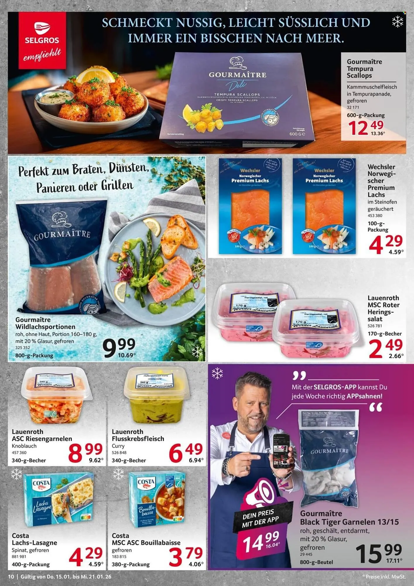 Selgros Prospekt von 15. Januar bis 21. Januar 2026 - Prospekt seite 10