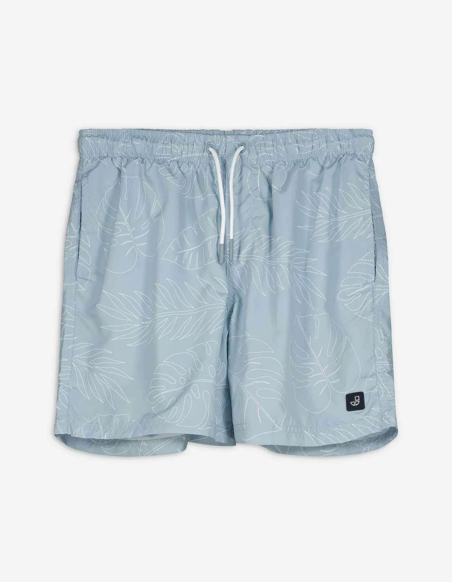 Badehose - Allover-Print - hellgrün