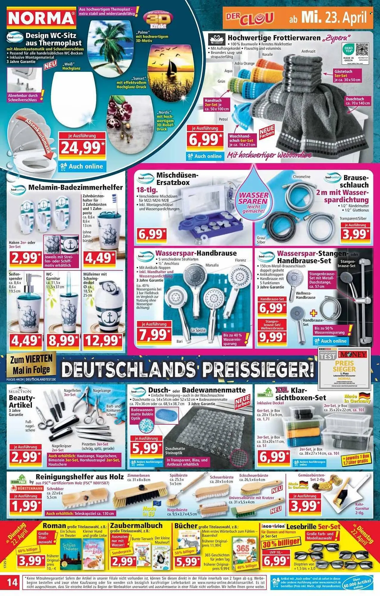 Norma Prospekt von 22. April bis 27. April 2025 - Prospekt seite 14