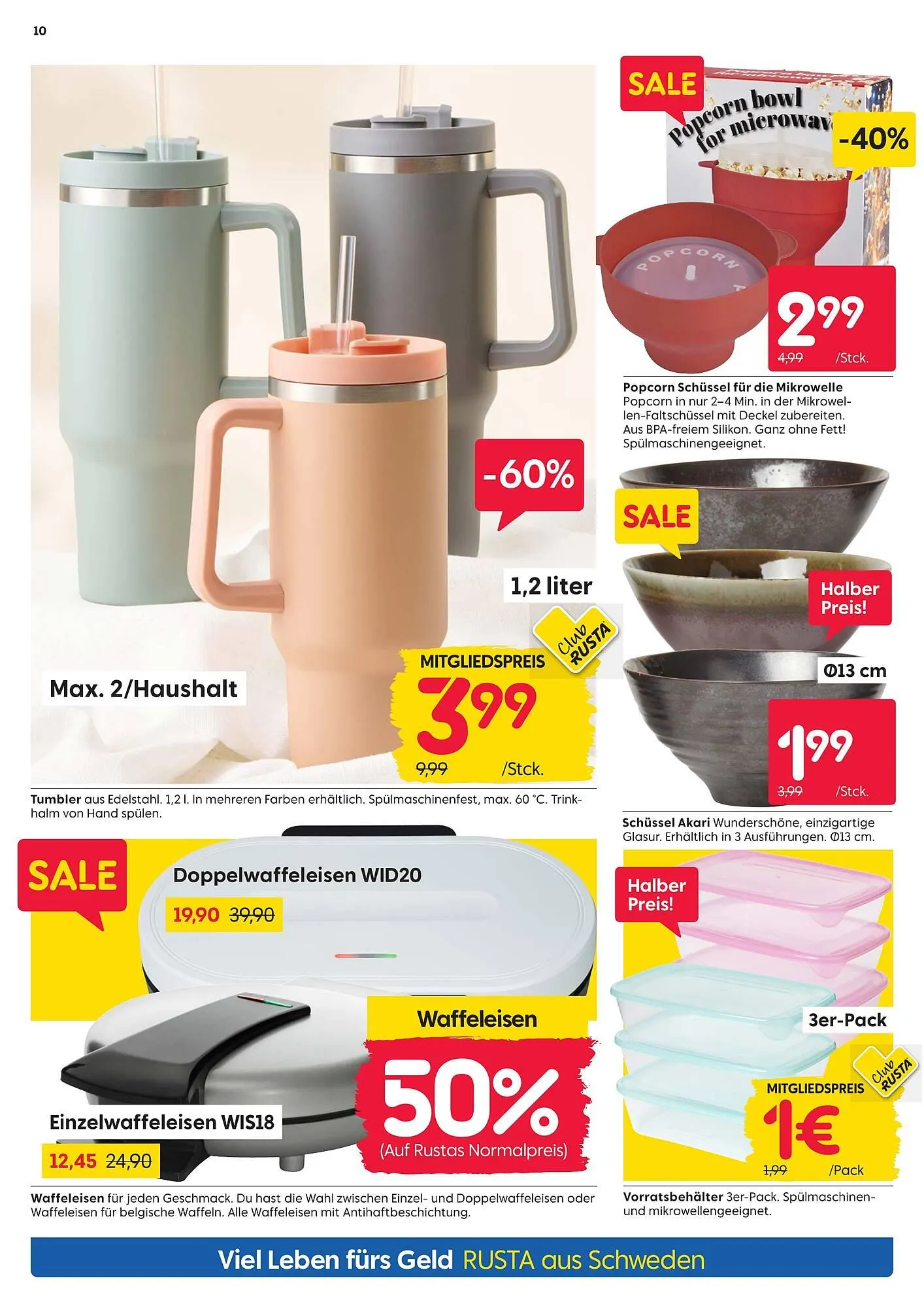 Rusta Prospekt von 7. Juli bis 12. Juli 2025 - Prospekt seite 10