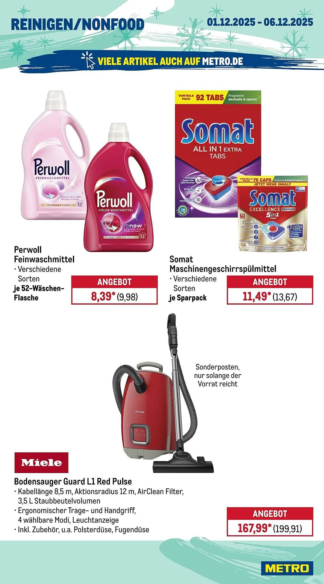 METRO Prospekt von 1. Dezember bis 6. Dezember 2025 - Prospekt seite 17