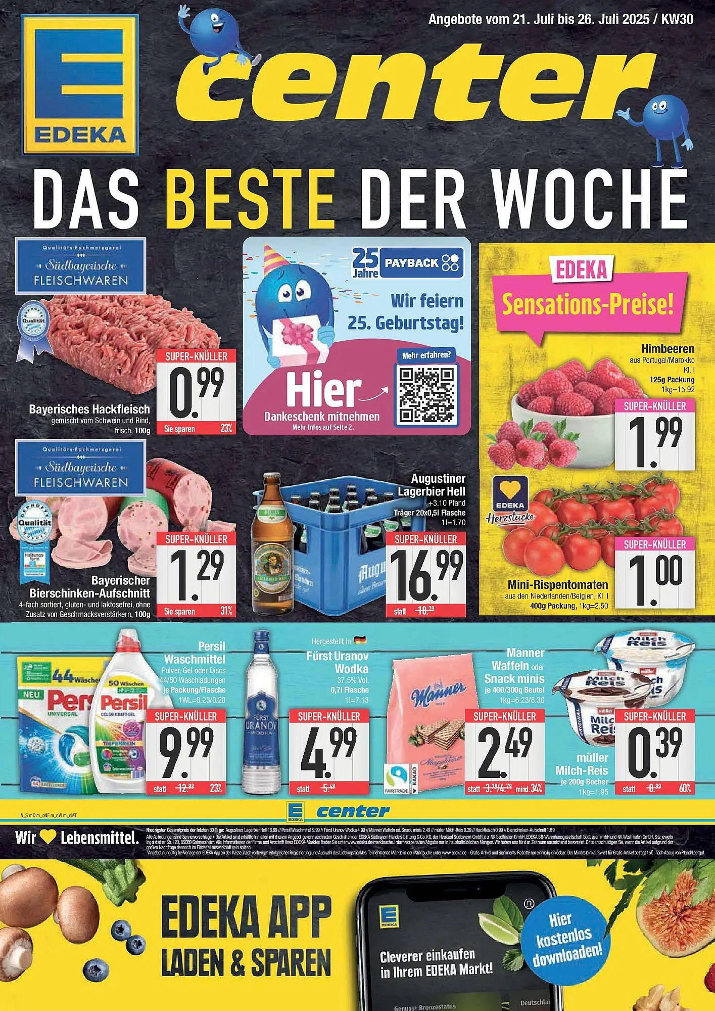 E-Center Prospekt von 20. Juli bis 26. Juli 2025 - Prospekt seite 1