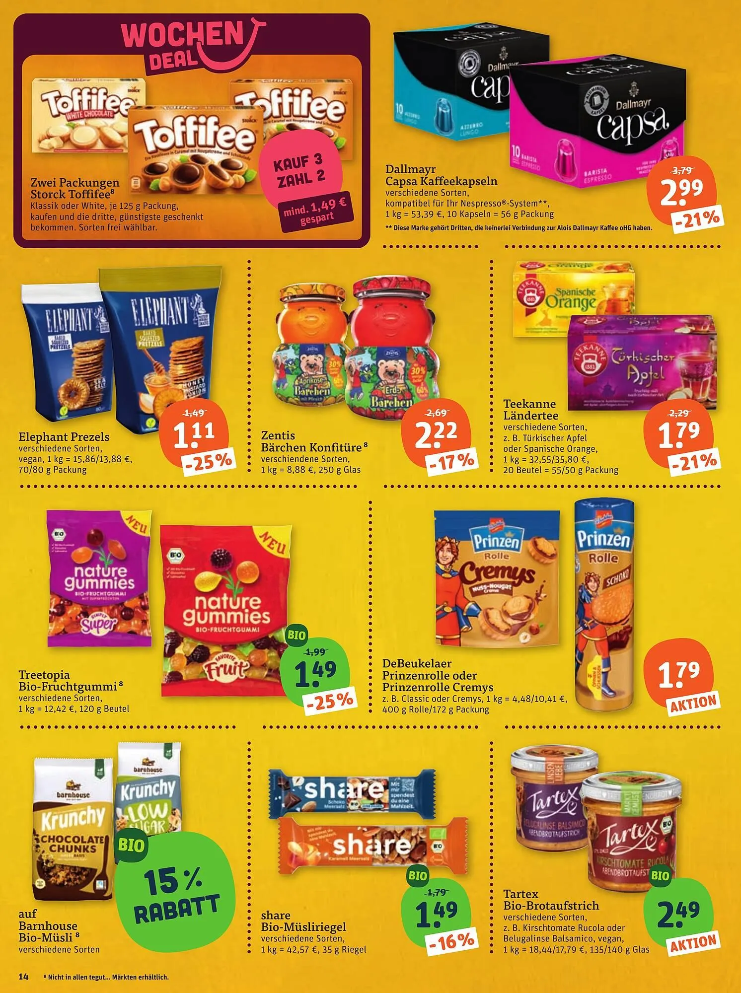 Tegut Prospekt von 20. März bis 21. März 2026 - Prospekt seite 16