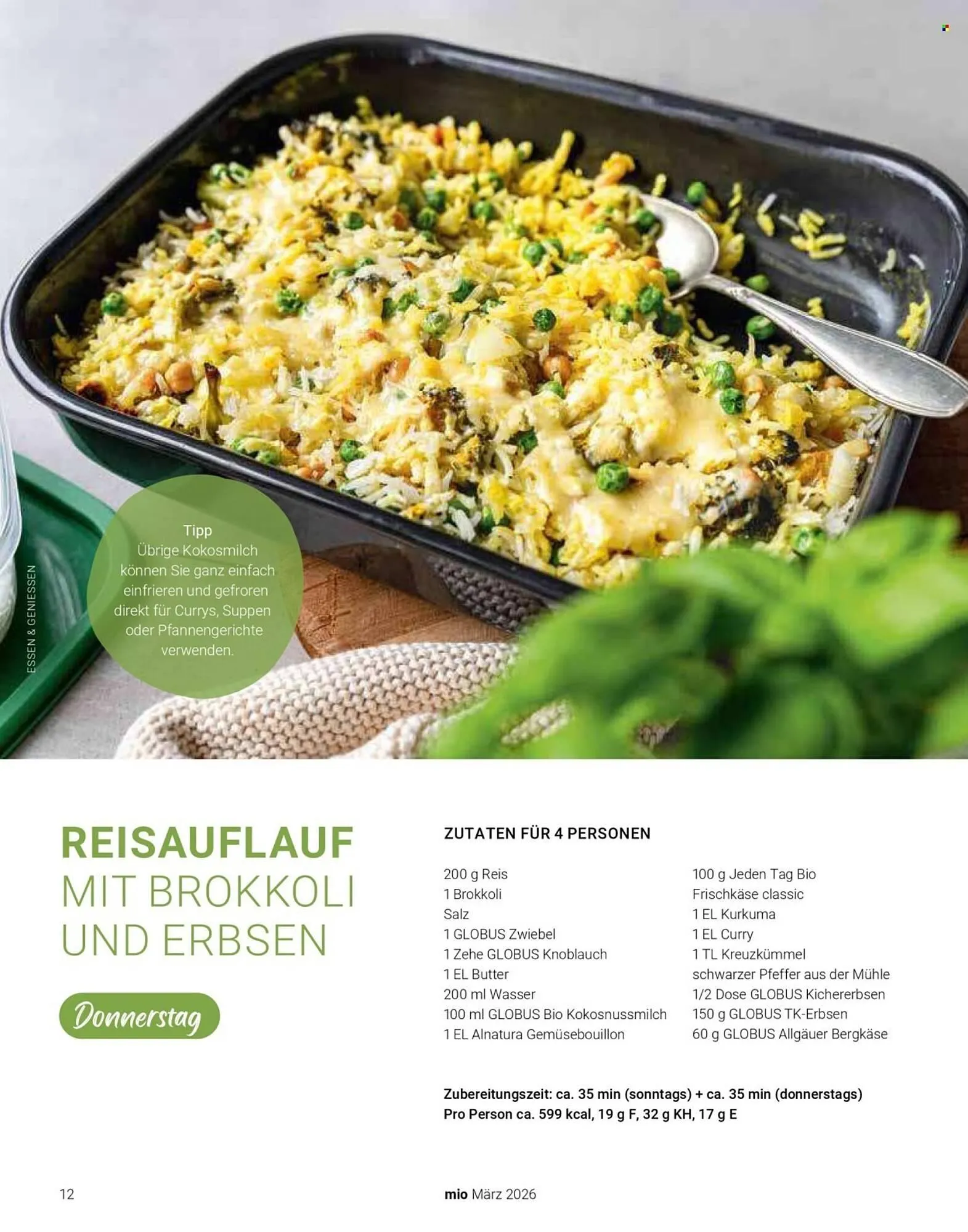 Globus Magazin von 1. März bis 31. März 2026 - Prospekt seite 12