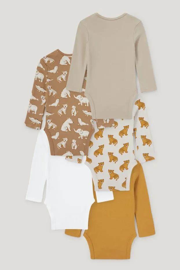 Set van 5 - wilde dieren - rompertje