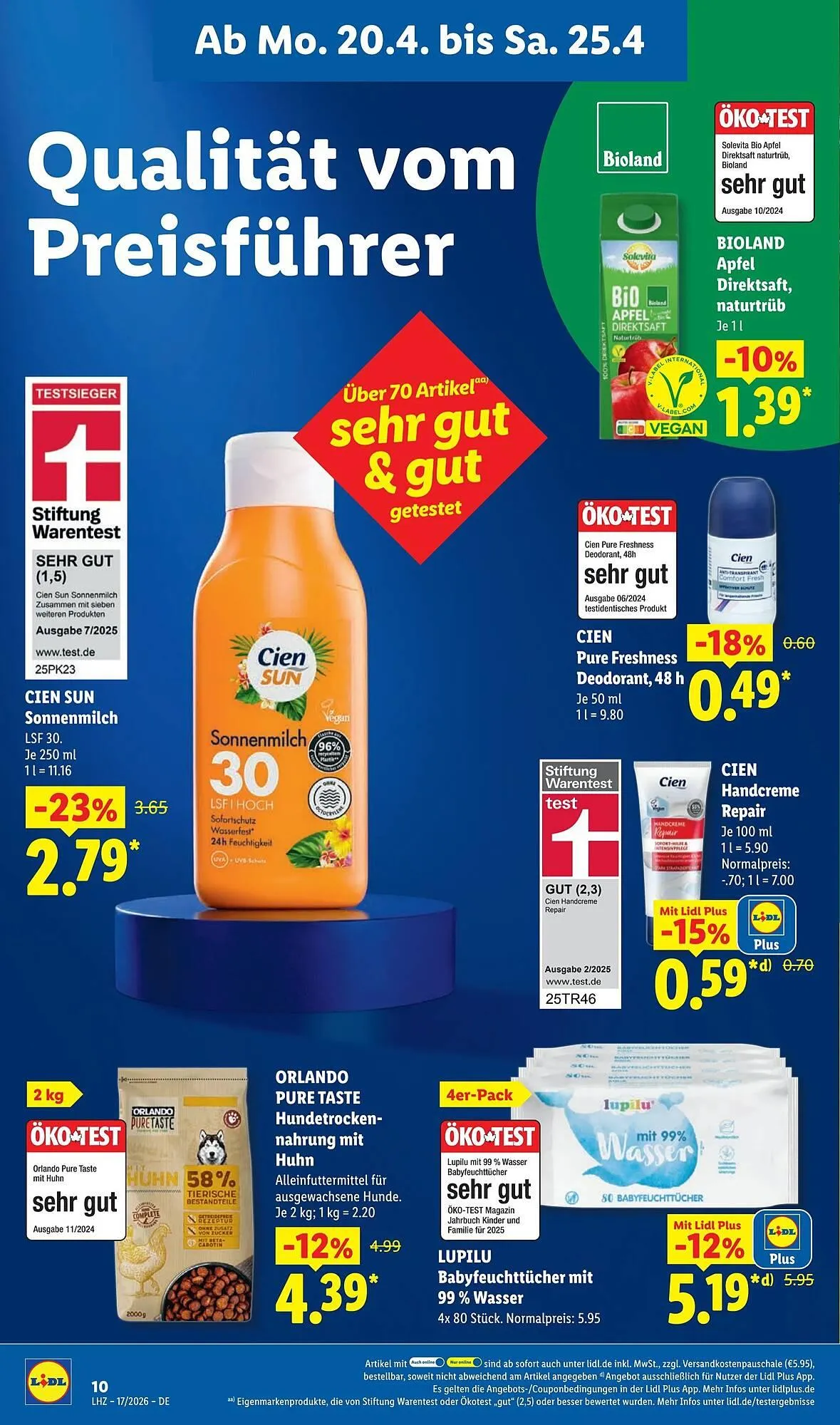 Lidl Prospekt von 20. April bis 26. April 2026 - Prospekt seite 22