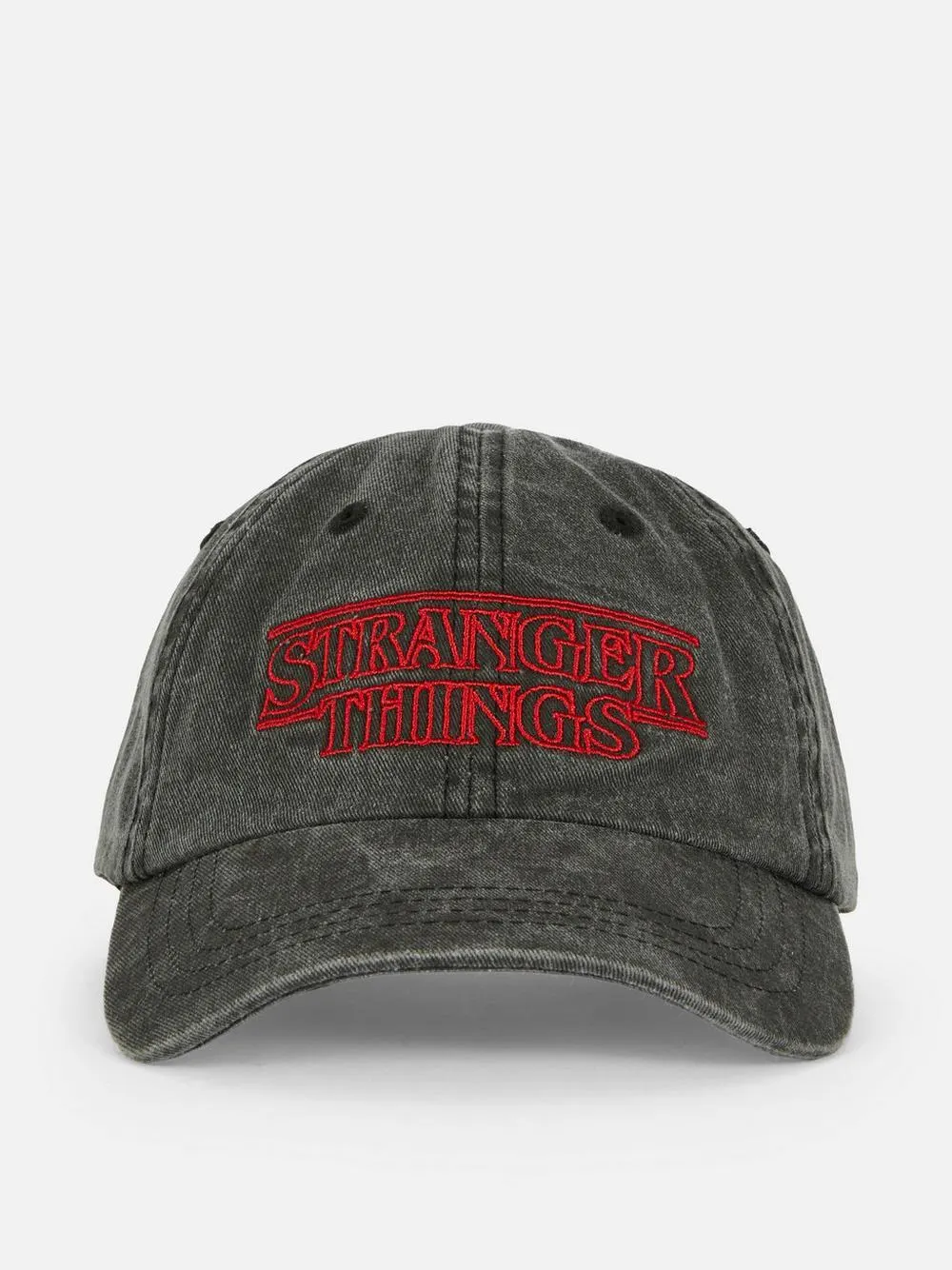 Verwaschene „Stranger Things“ Jeans-Kappe