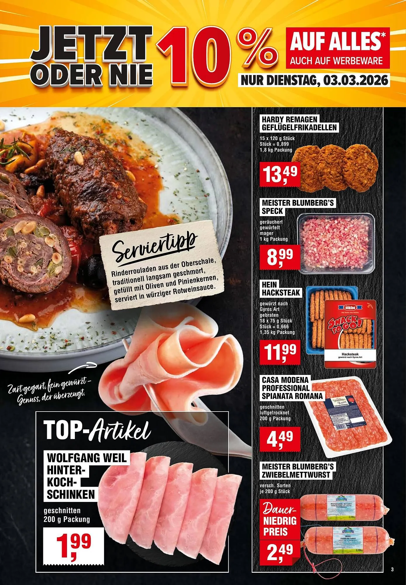 Handelshof Prospekt von 26. Februar bis 4. März 2026 - Prospekt seite 3