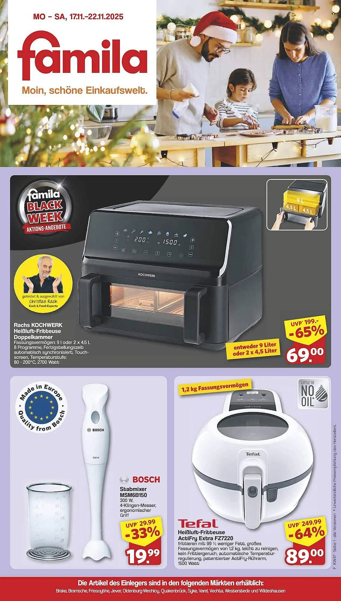 Famila Nord Ost Prospekt von 17. November bis 22. November 2025 - Prospekt seite 1
