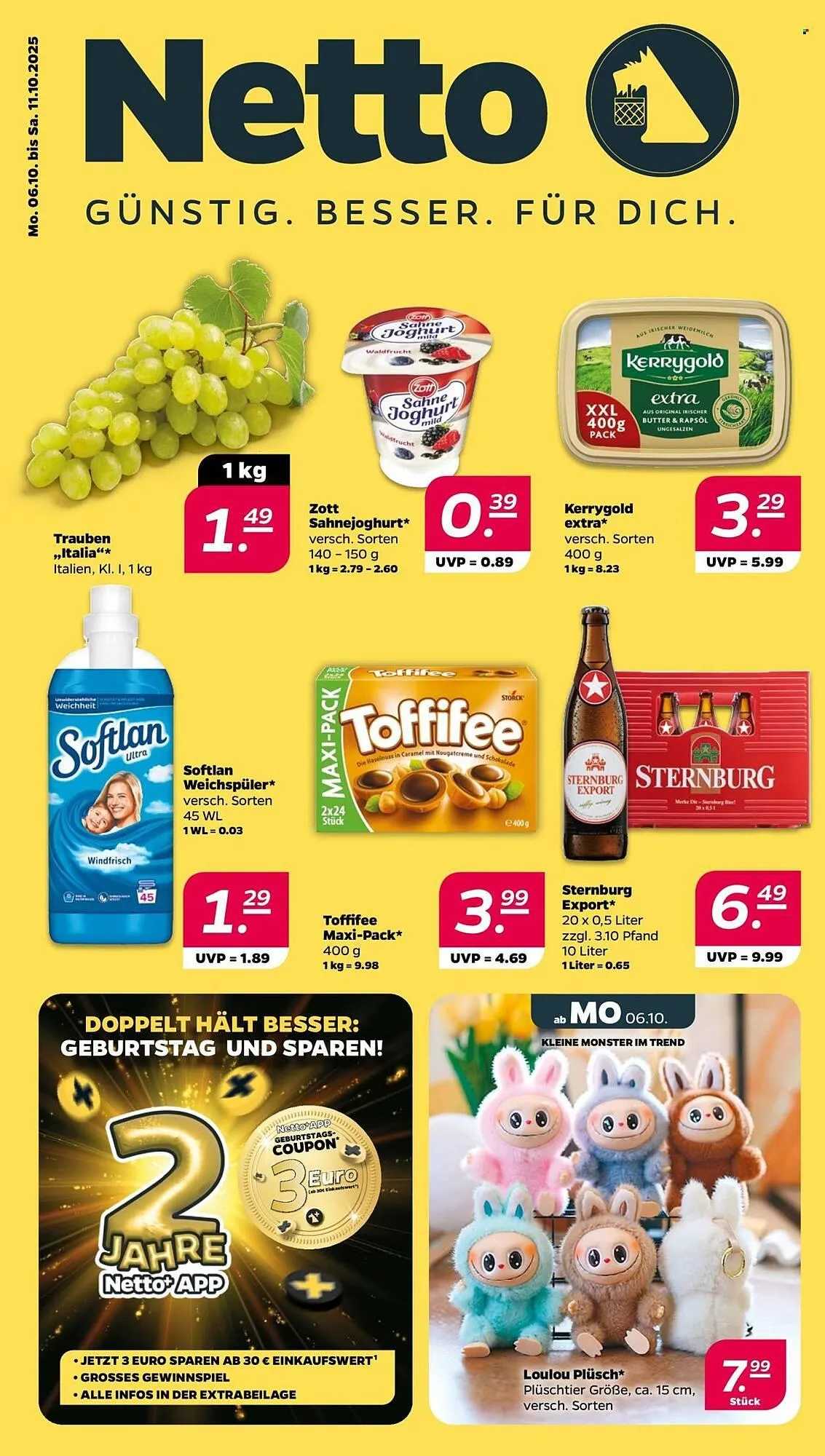 NETTO Prospekt von 6. Oktober bis 11. Oktober 2025 - Prospekt seite 1
