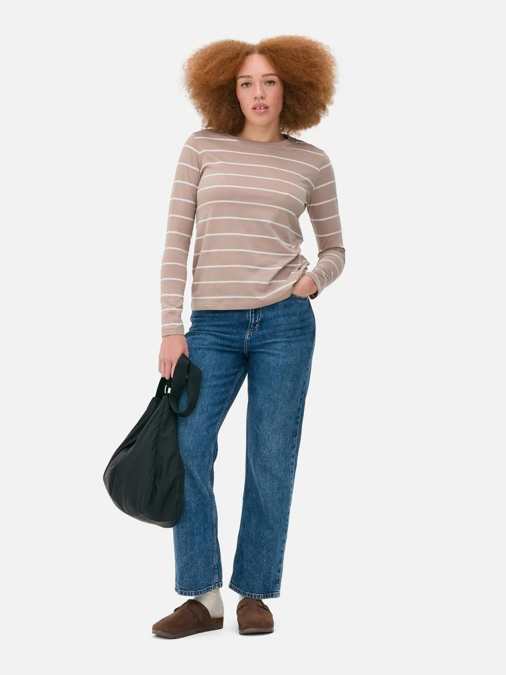 Pruhované tričko s dlouhým rukávem