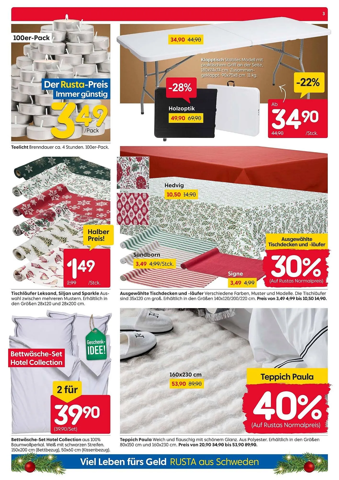 Rusta Prospekt von 13. Dezember bis 26. Dezember 2025 - Prospekt seite 3