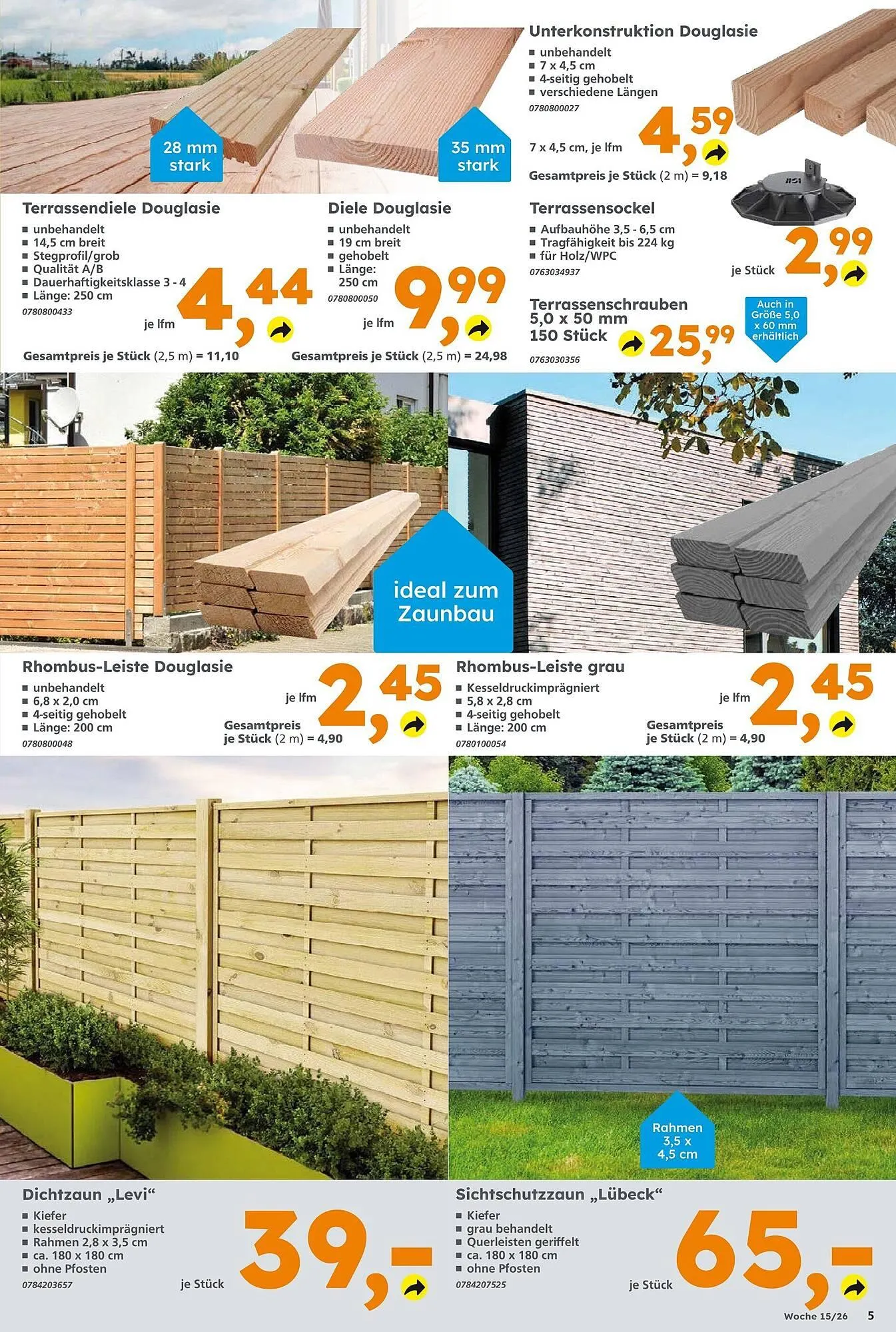 Globus Baumarkt Prospekt von 5. April bis 11. April 2026 - Prospekt seite 5