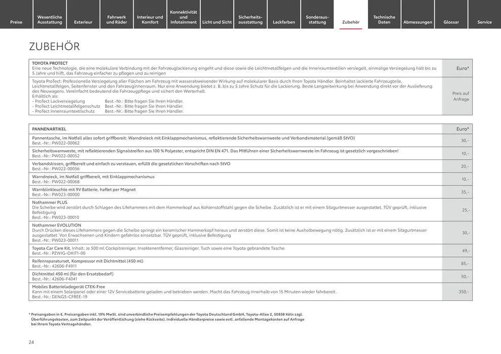 Toyota RAV4 von 1. Mai bis 1. Mai 2025 - Prospekt seite 24