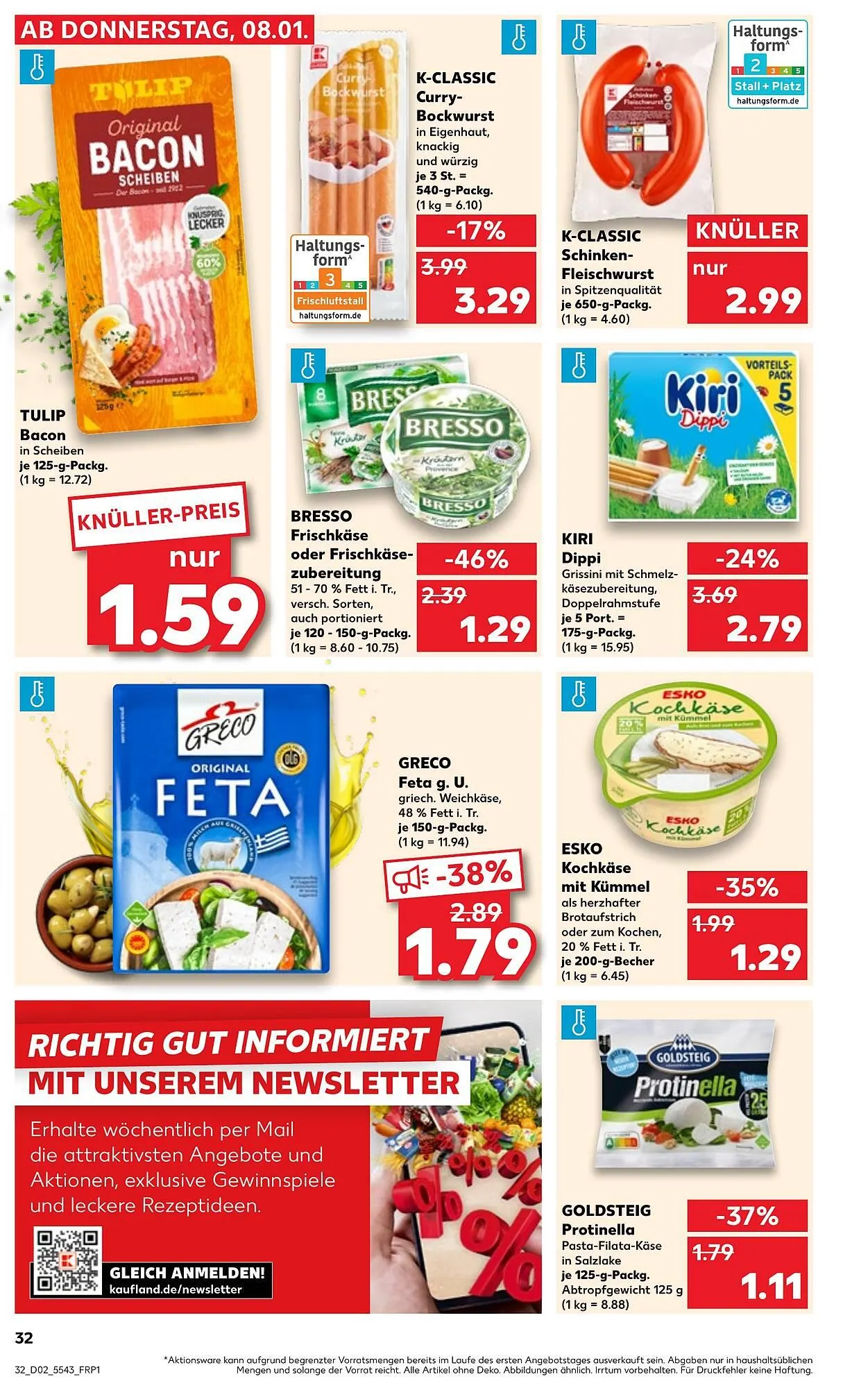 Kaufland Prospekt von 8. Januar bis 14. Januar 2026 - Prospekt seite 32