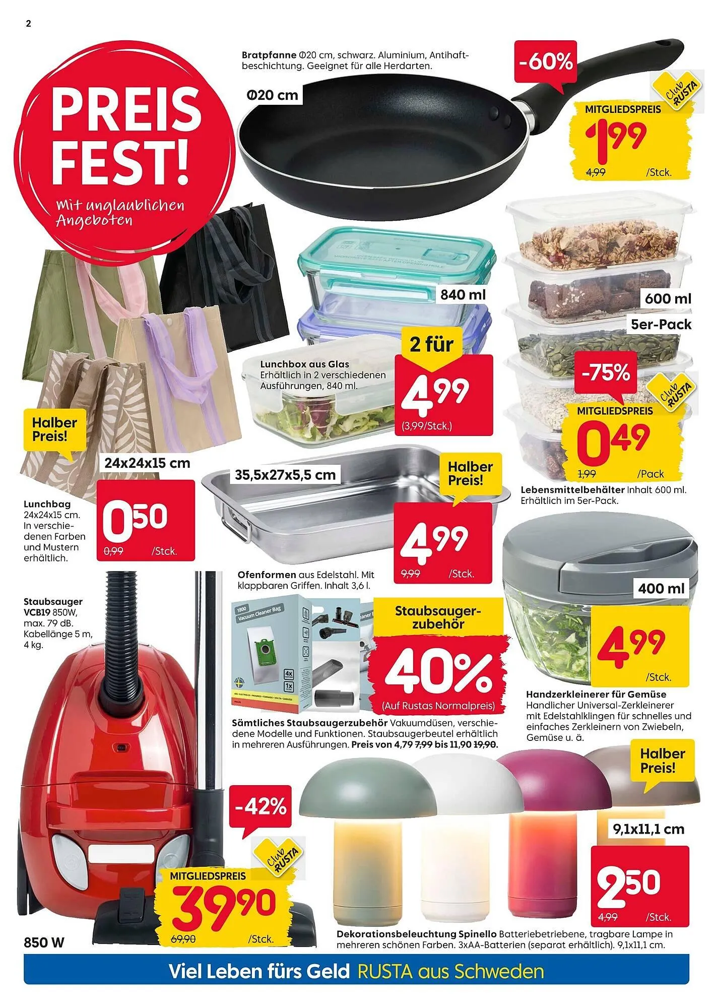 Rusta Prospekt von 3. Januar bis 9. Januar 2026 - Prospekt seite 2